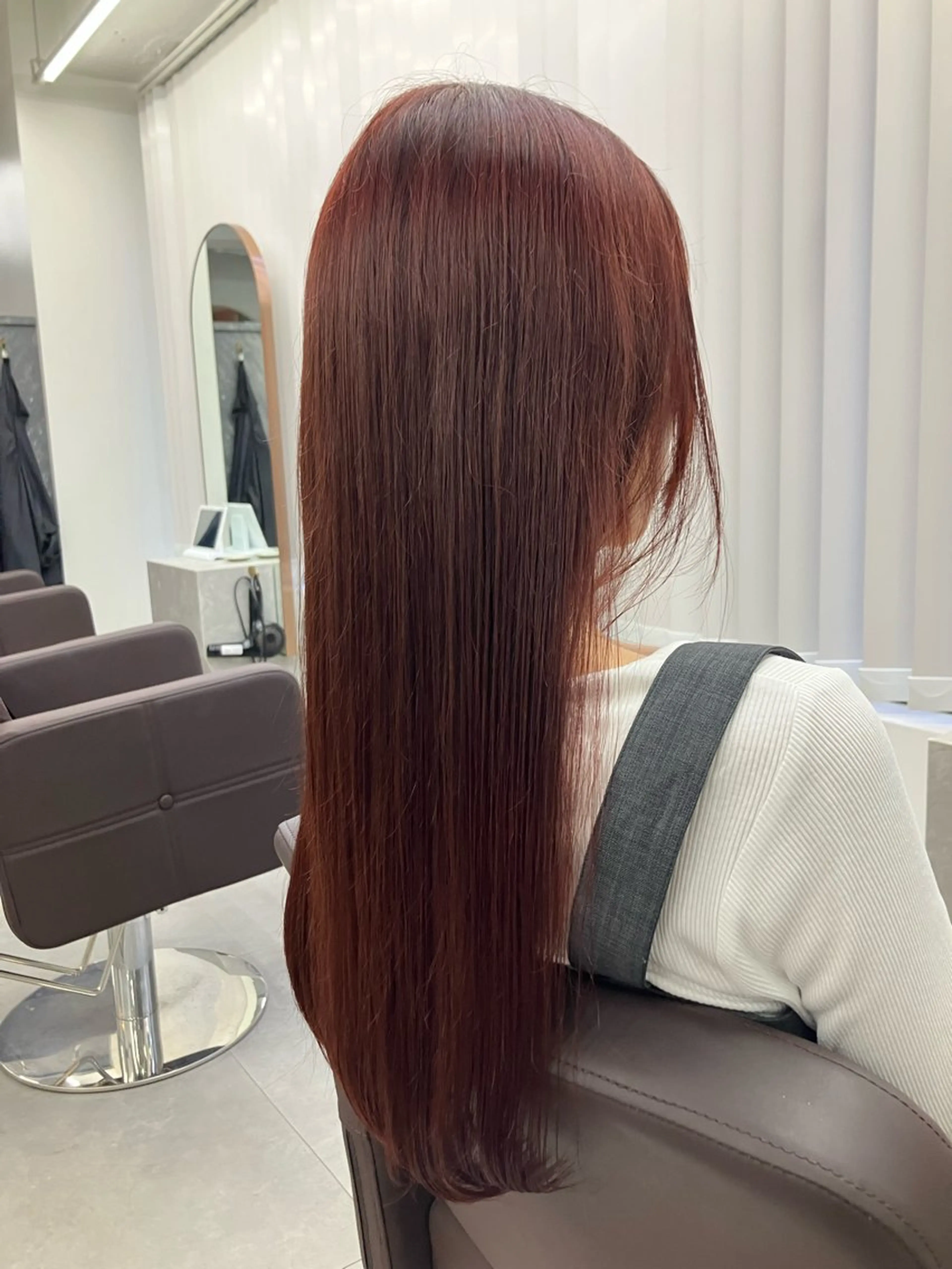 ロング カラー 沼尻 心のヘアスタイル
