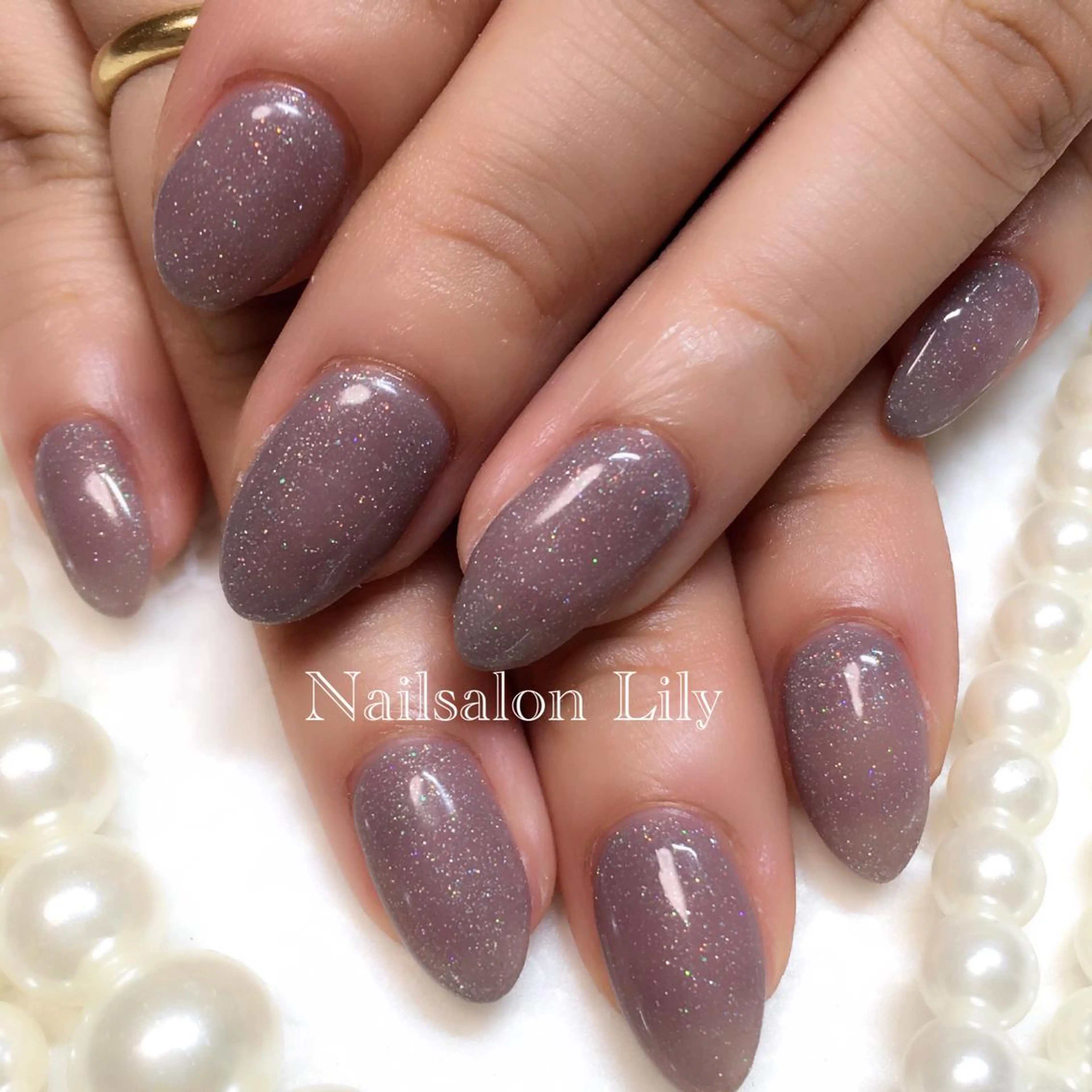 ネイル ワンカラーネイル Lily*nail 🌻Mii🌻のネイルデザイン