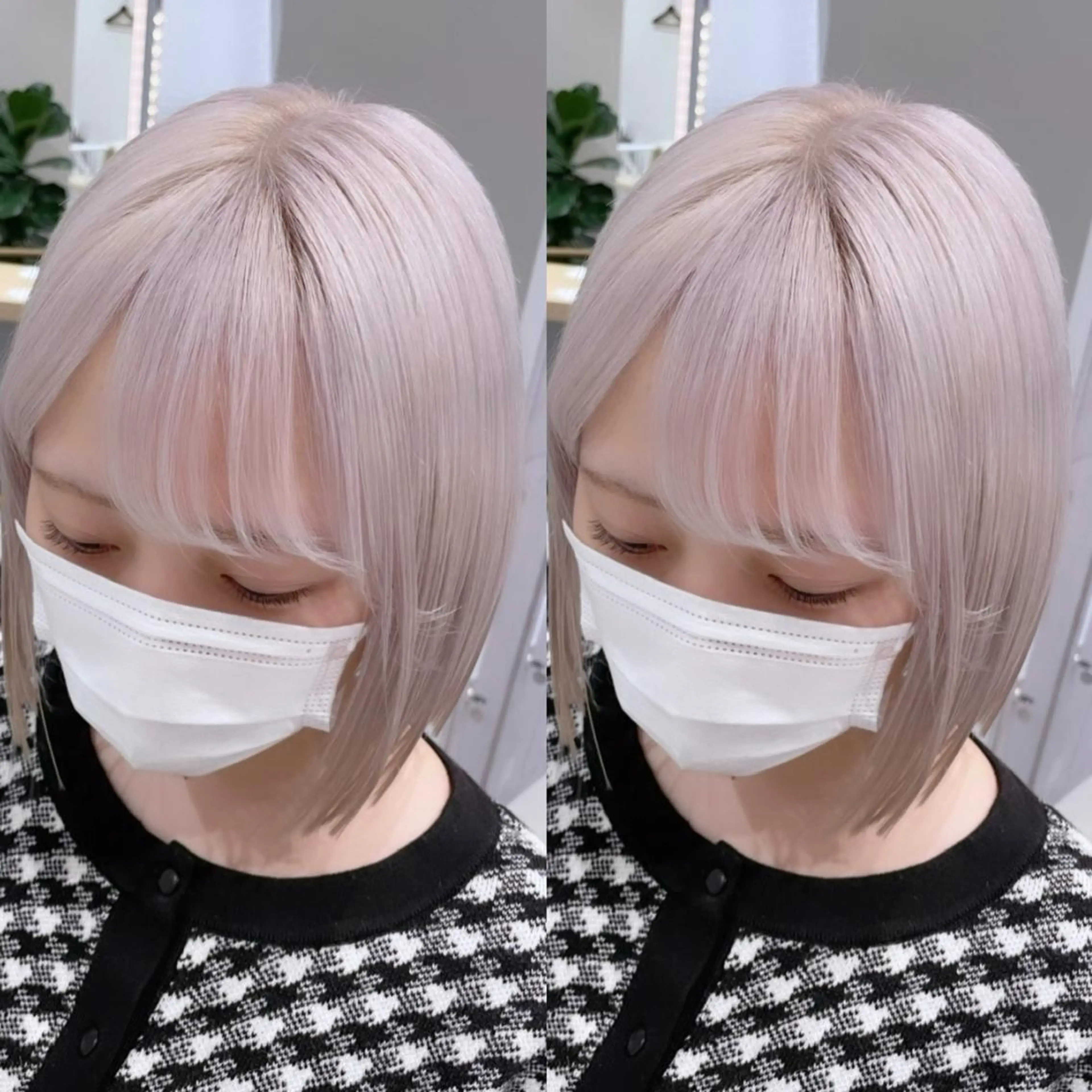 ミディアム カラー 艶髪/モテヘア🎀 MIHOのヘアスタイル