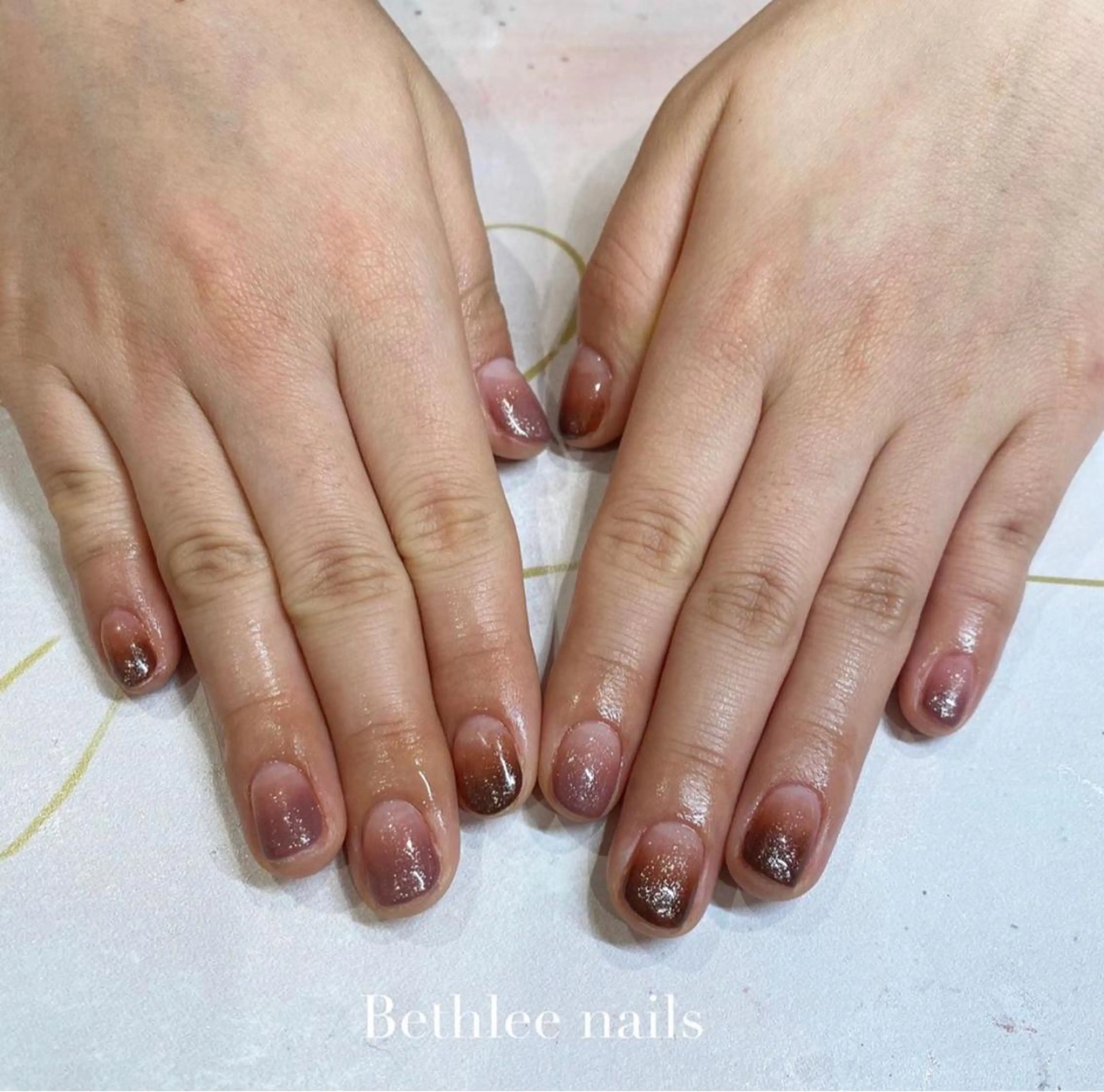 ネイル グラデーション ハンドネイル Bethlee nailsのネイルデザイン