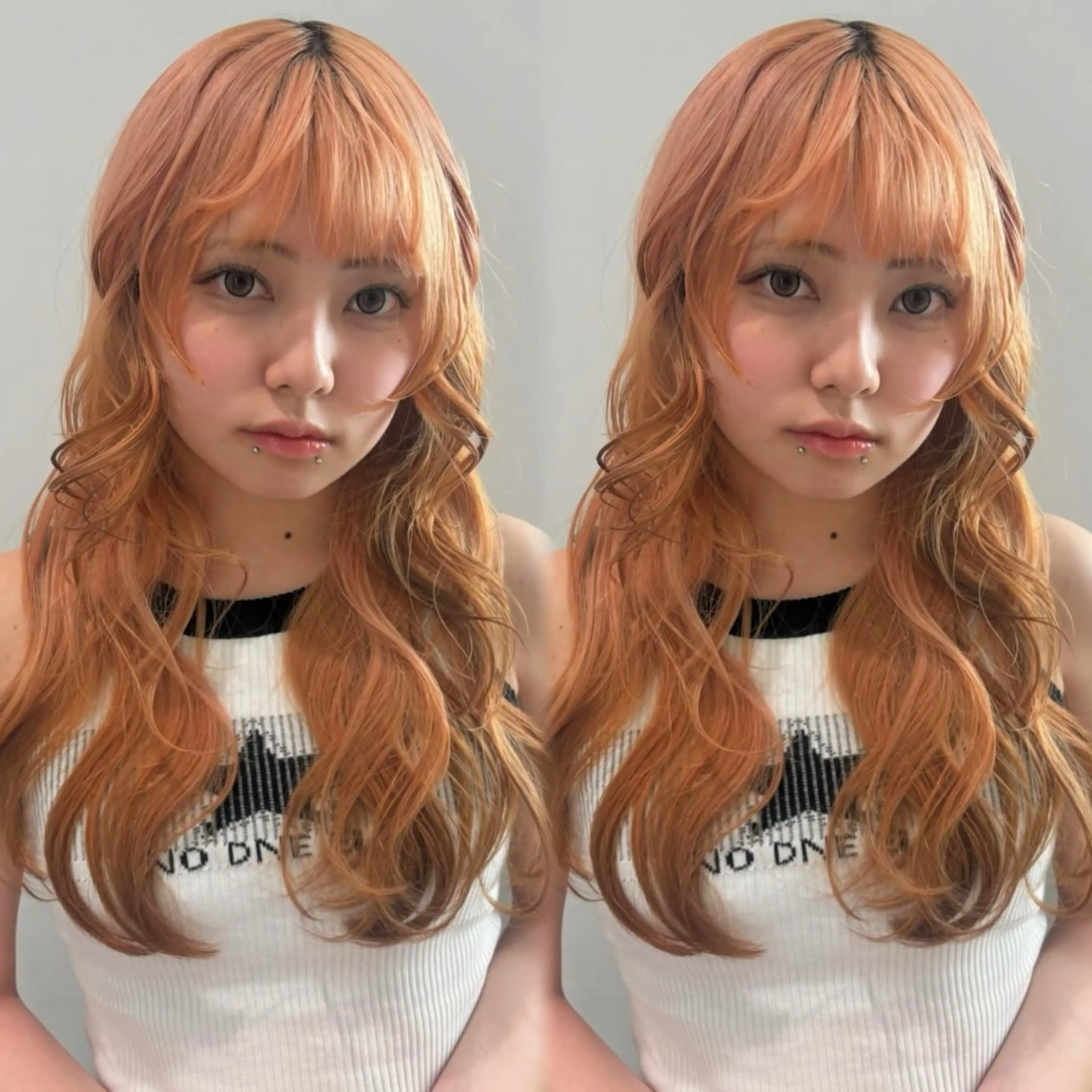 ロング ヘアカラー girlyハイトーン /uki /渋谷🎀のヘアスタイル