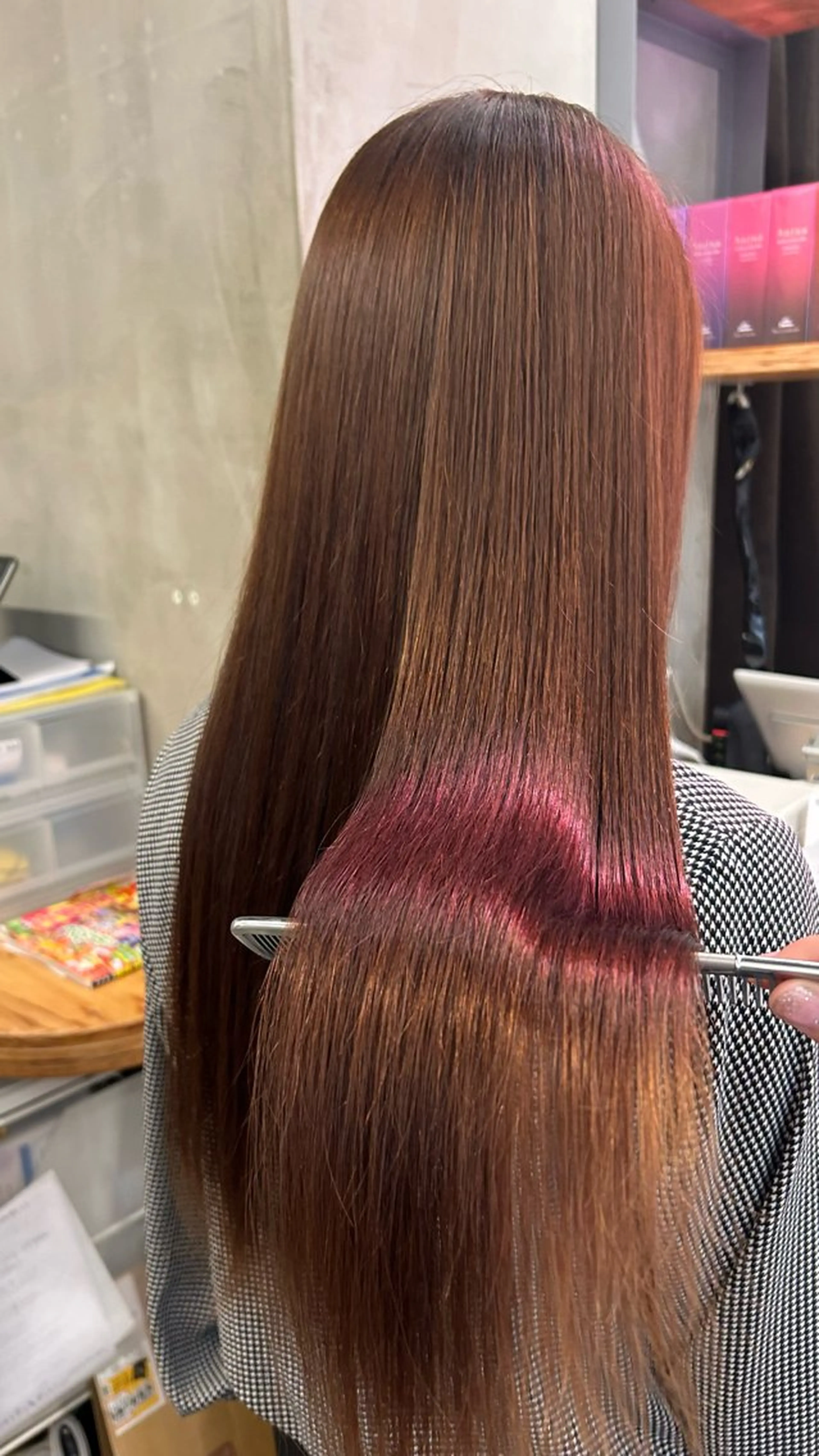 🐏北海道最先端シンス異次元酸熱ストレート＋艶々カラー✨（カットなし）の写真