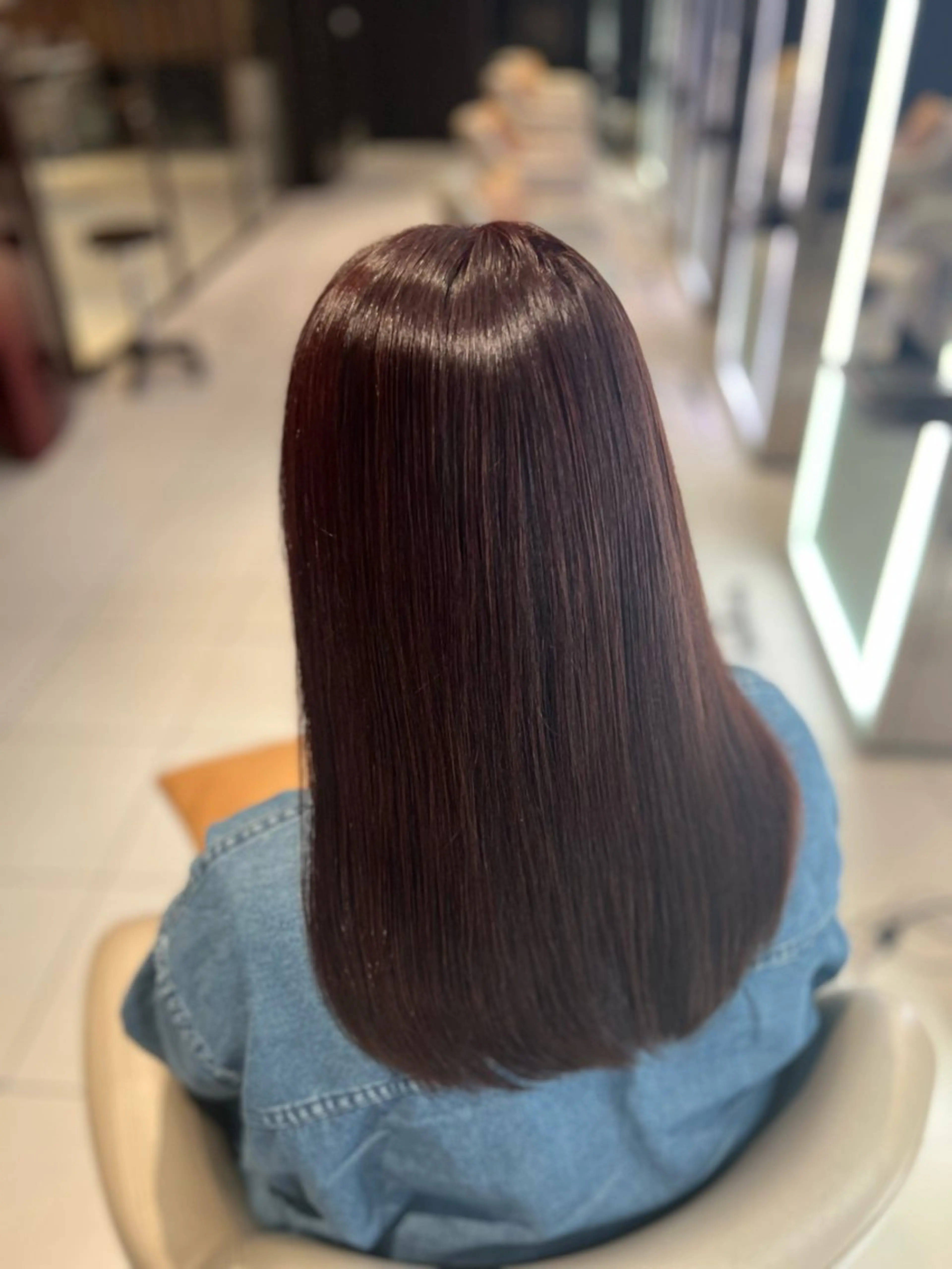 セミロング ヘアアレンジ ヘアカラー トリートメント ヘアセット メンズカット大歓迎 🫧HONOKA🪽のヘアスタイル