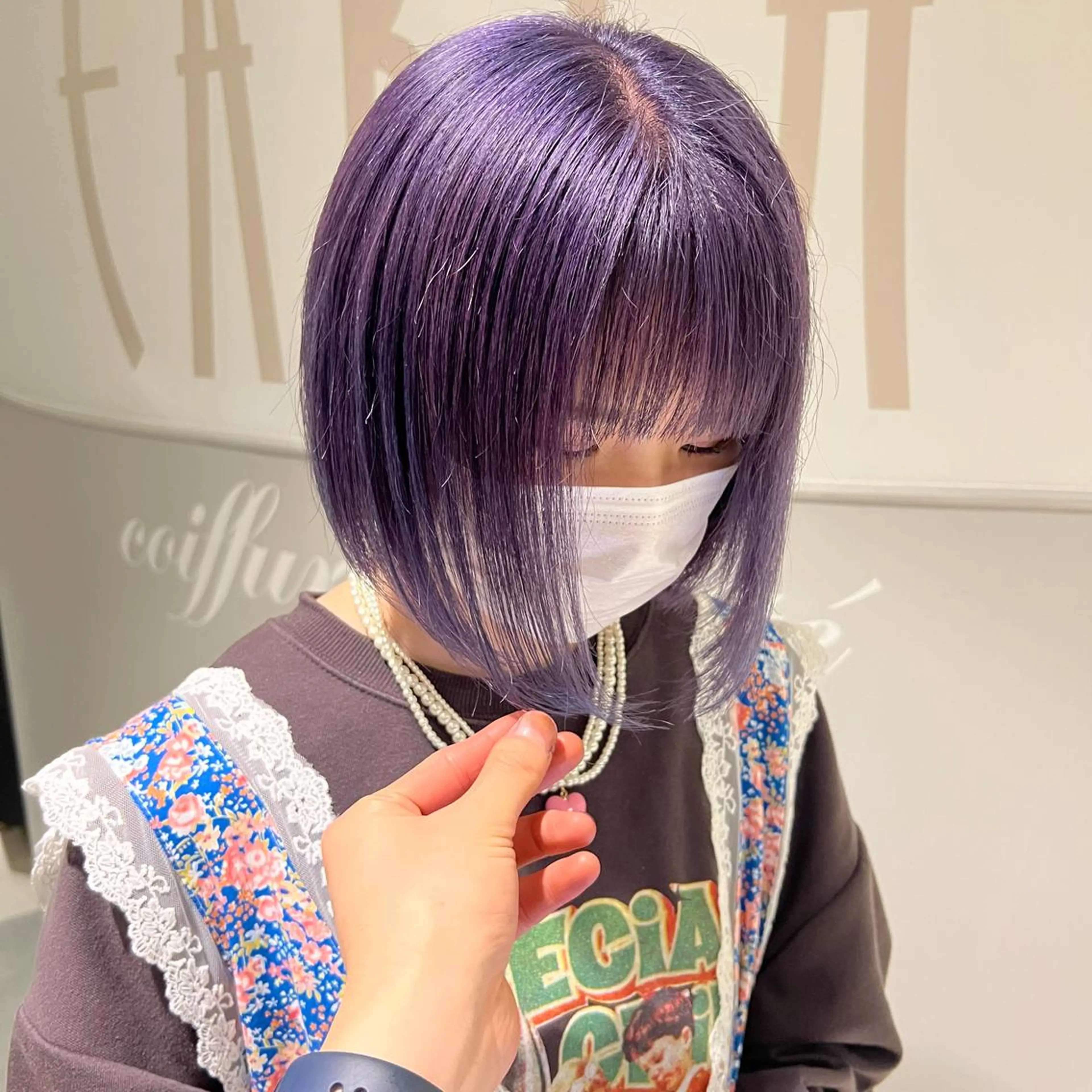 カラー Earth中野山後藤 陸沙のヘアスタイル