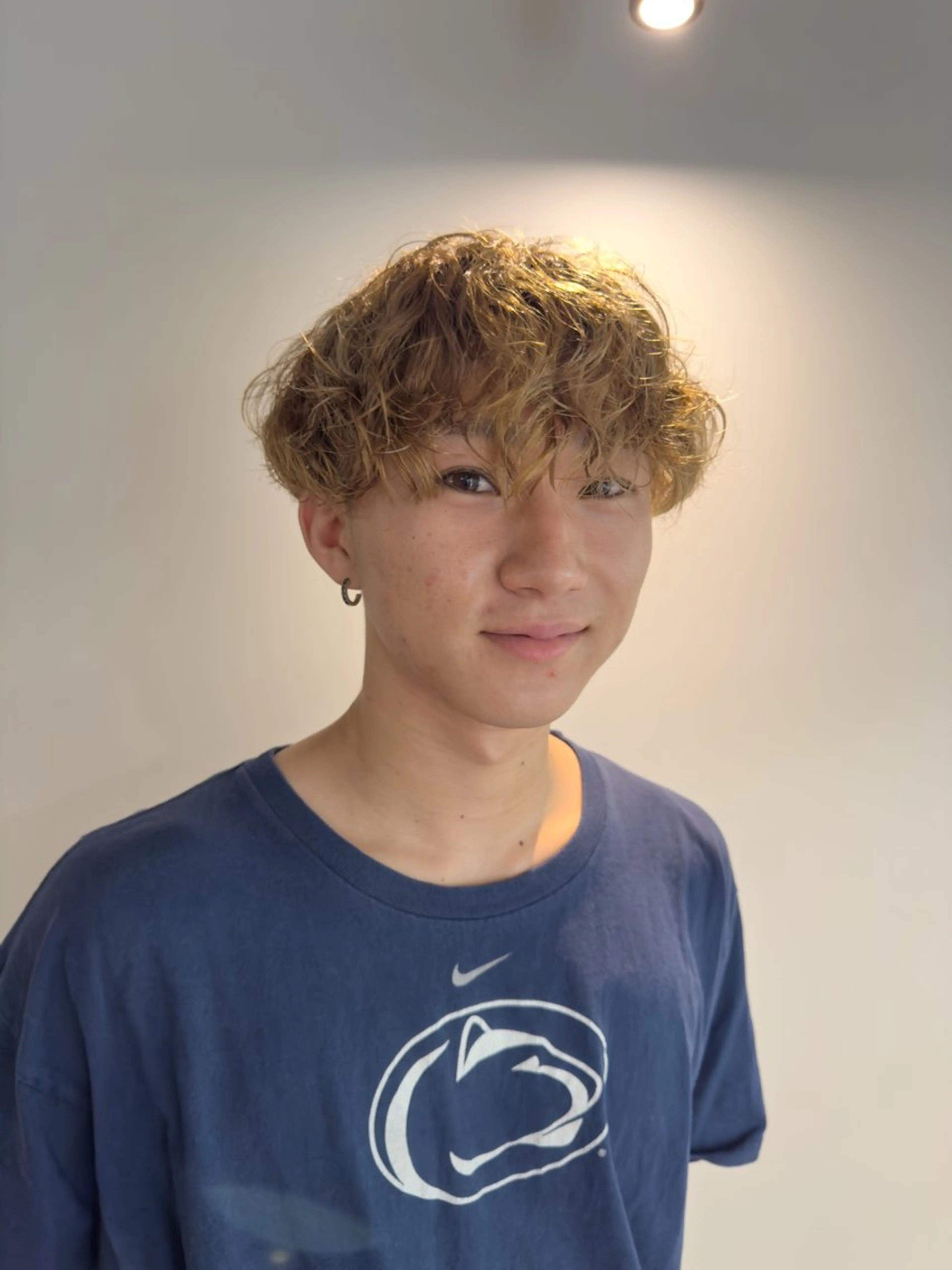 パーマ メンズ メンズパーマ カット パーマ saki/メンズパー マ・デザインカラーのヘアスタイル