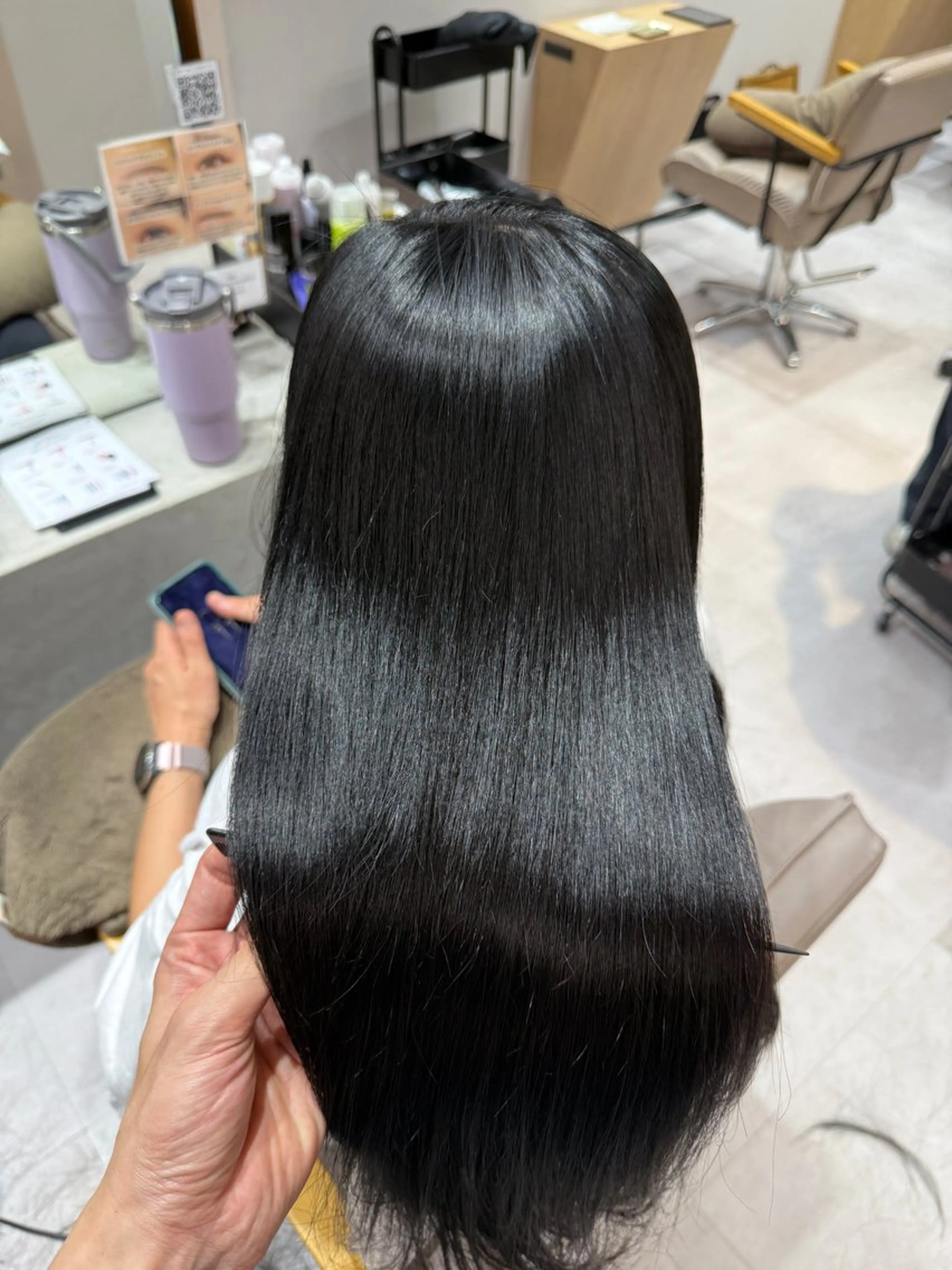 ロング 縮毛矯正 トリートメント ⭐️縮毛矯正特化 小松邦彦⭐️のヘアスタイル