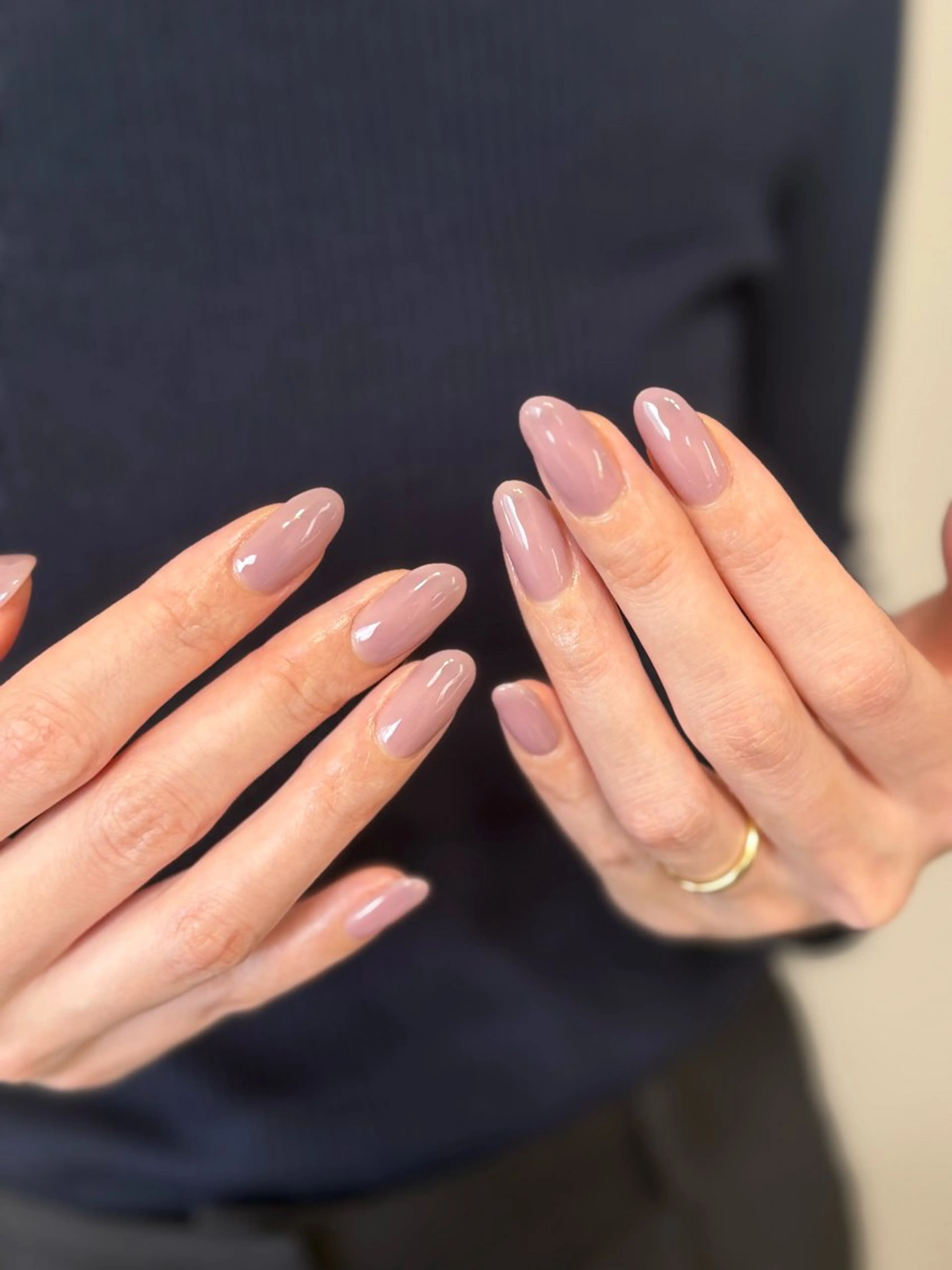 ネイル ピンク シンプルネイル 冬ネイル ハンドネイル miel nailのネイルデザイン