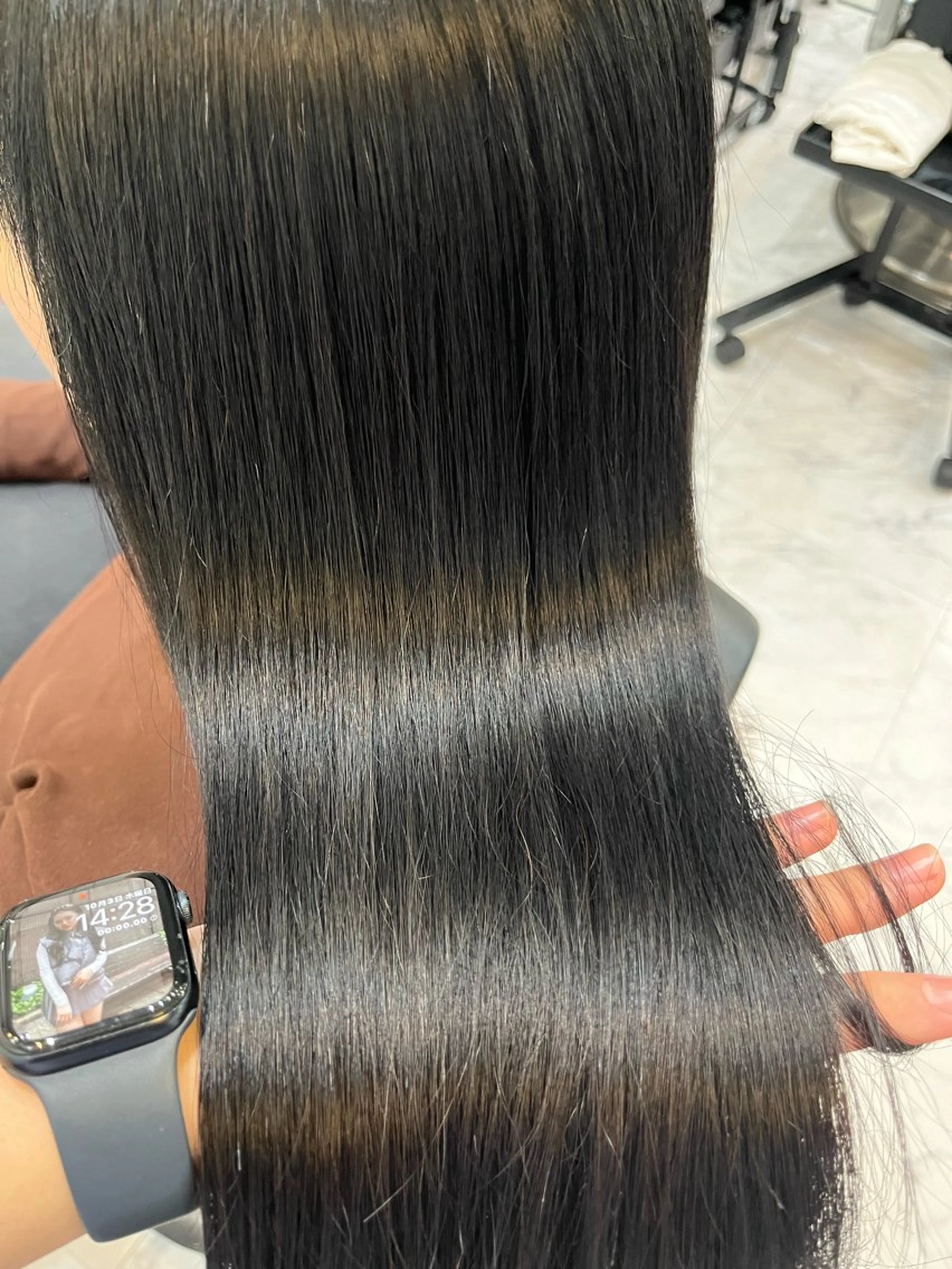 セミロング カラー トリートメント Hana🌷/ 透明感/艶髪/表参道のヘアスタイル