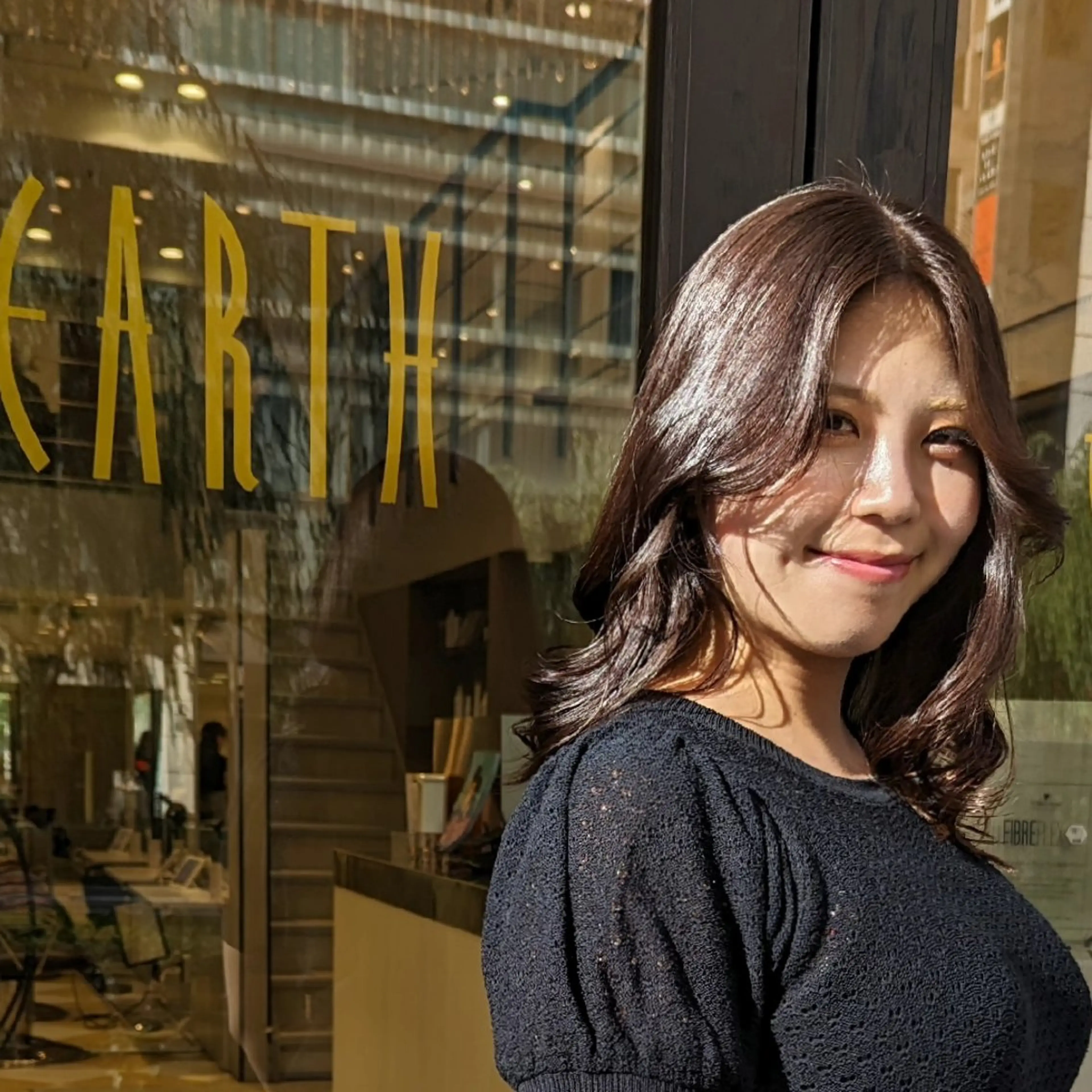 セミロング 知念 香トータル ビューティー🌷のヘアスタイル