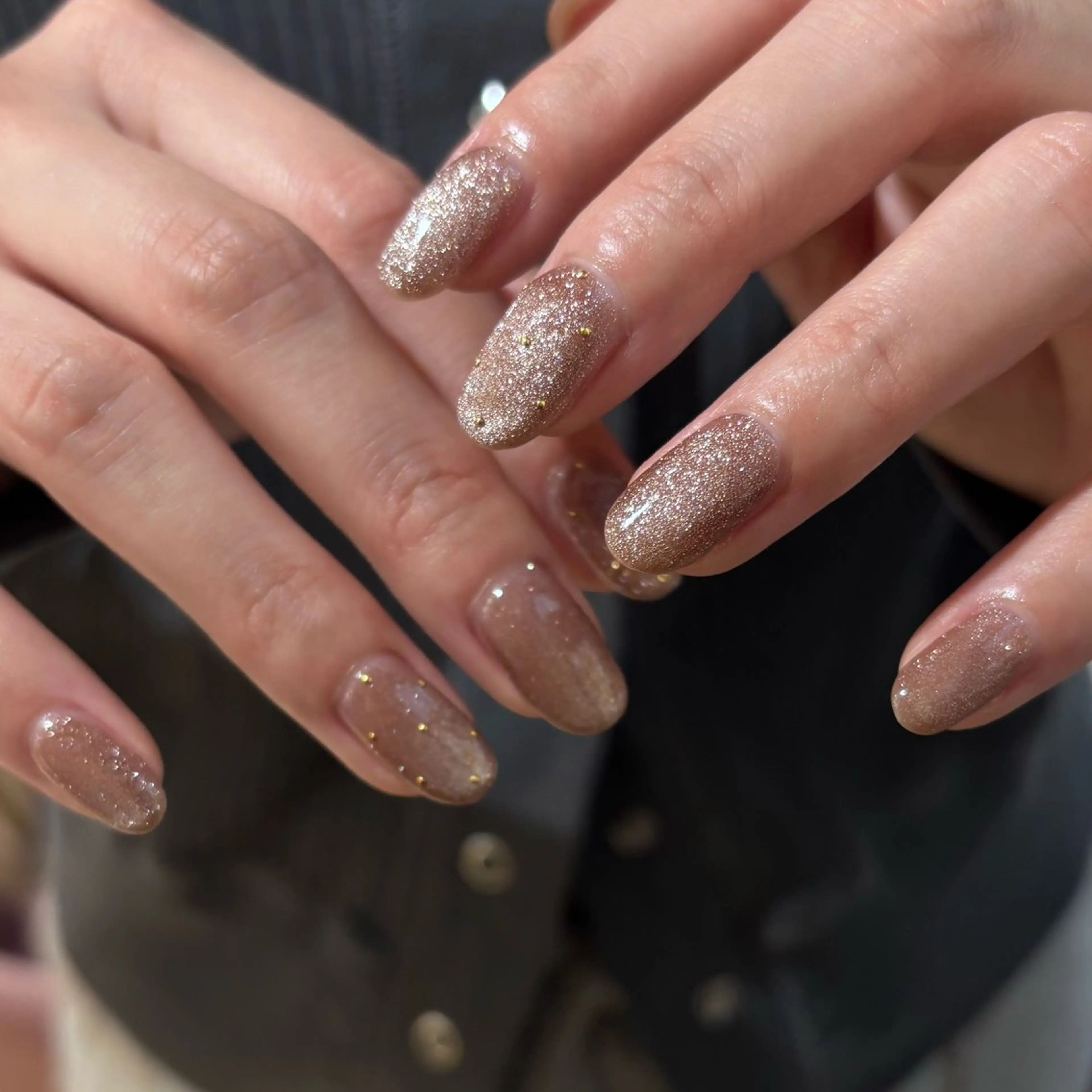 ネイル ブラウン CLALA Makoのネイルデザイン