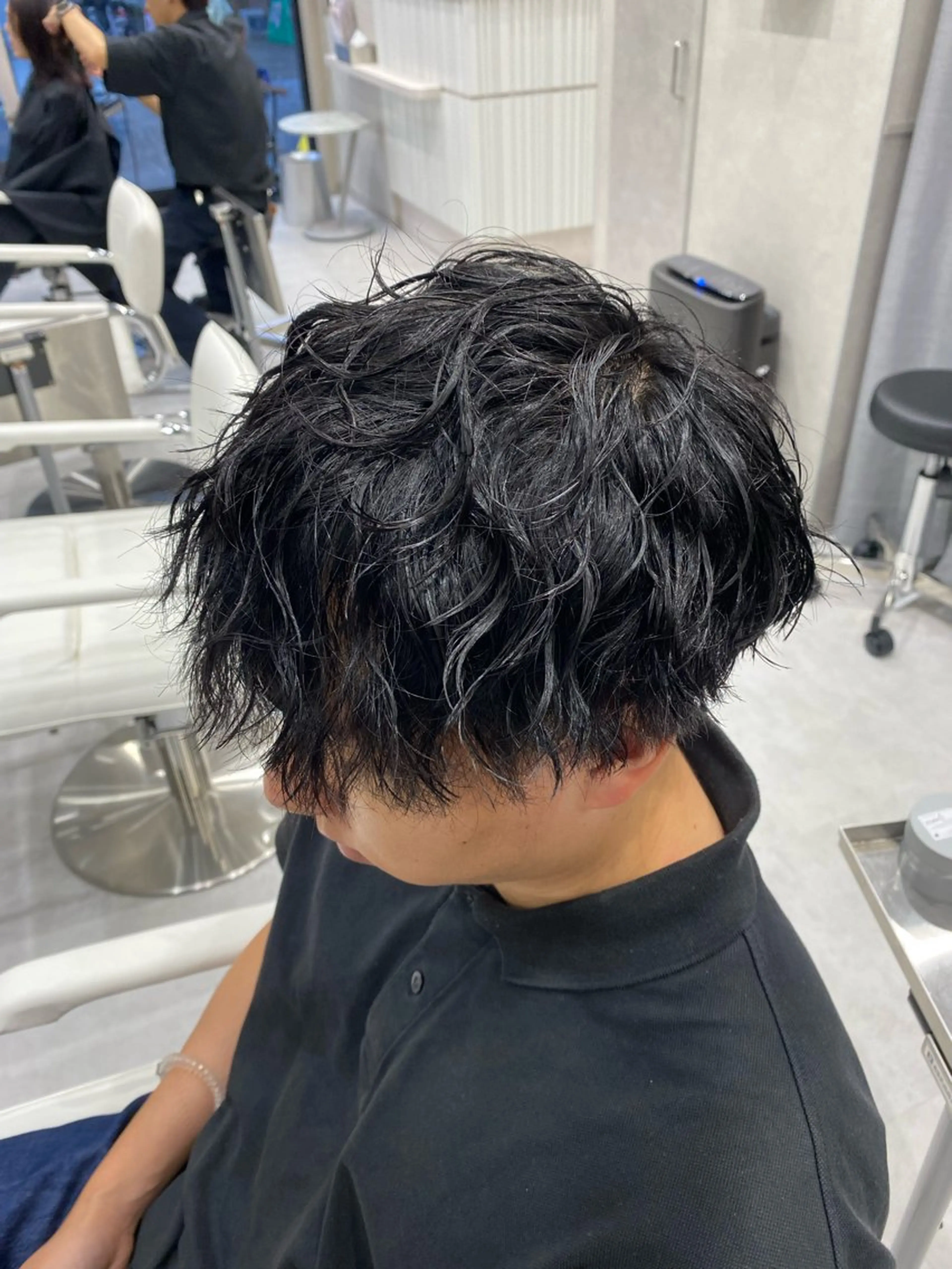 <17時以降限定‼️>メンズ骨格補正カット+パーマの写真