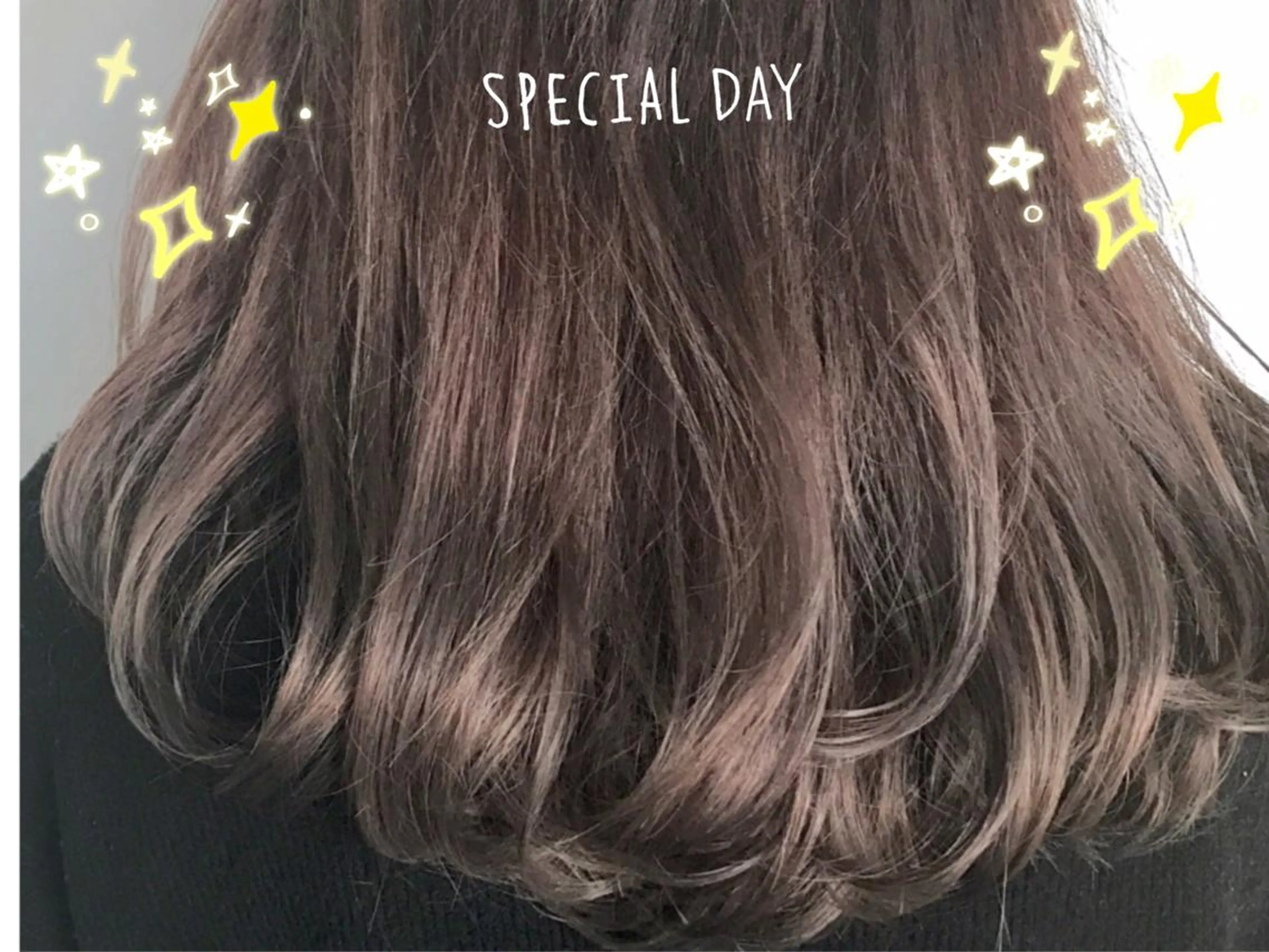 セミロング カラー ブリーチ バイオレットカラー 新宿駅近♡個室 ♡関口三都季🌜のヘアスタイル