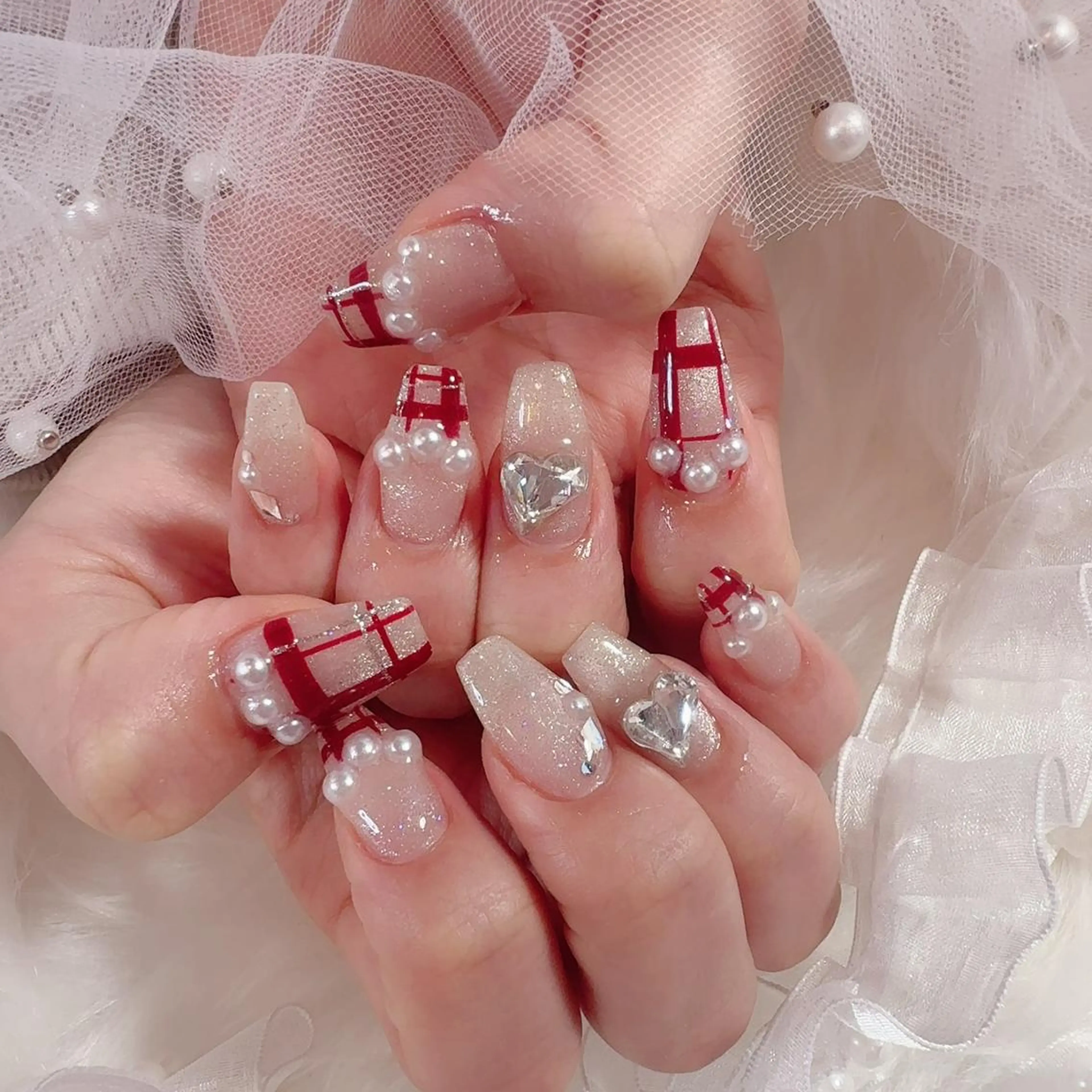 ロング ハンドネイル Menail 心斎橋 本店☆南船場移転☆のネイルデザイン