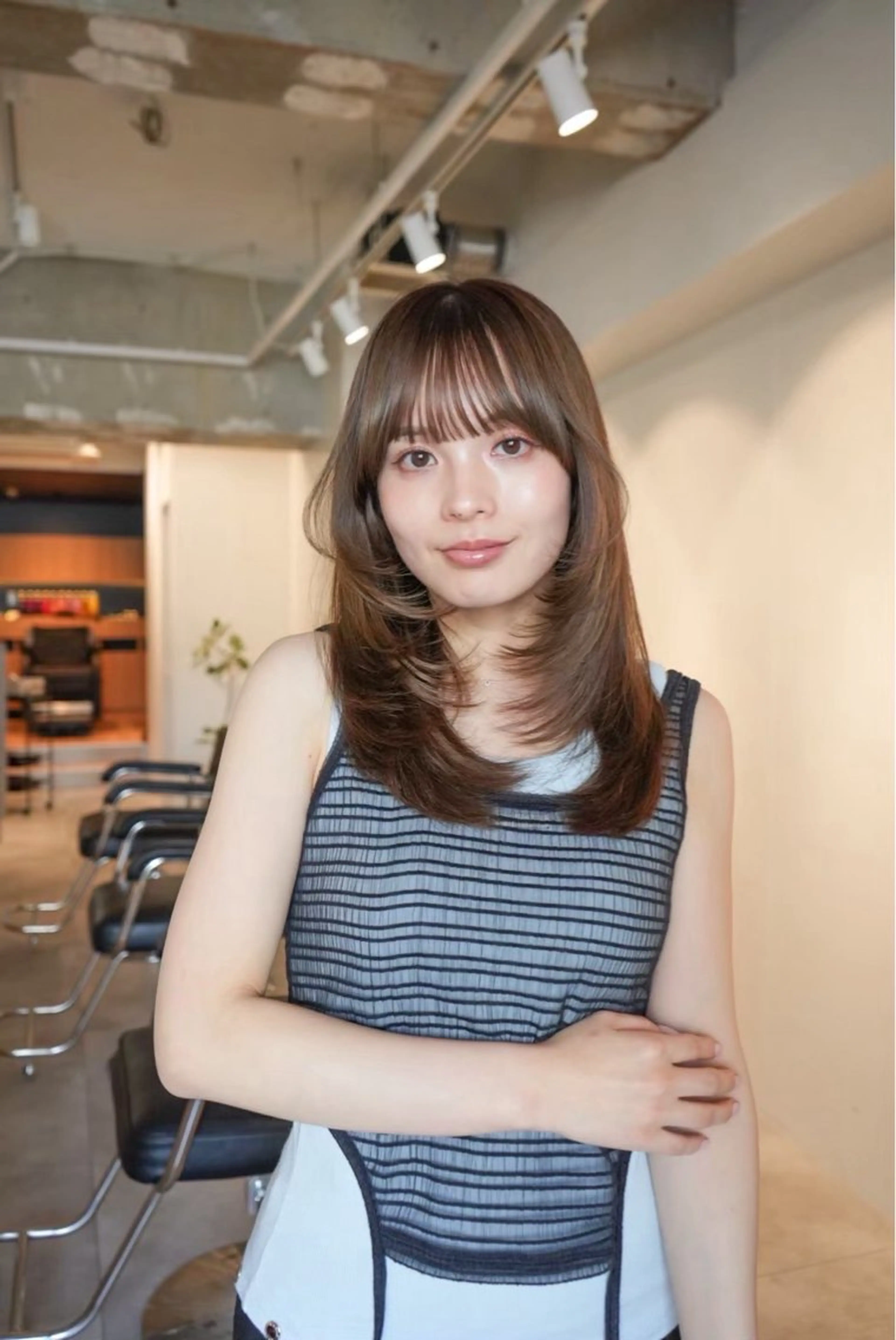 セミロング ショート/パーマ /名古屋/Ayakaのヘアスタイル