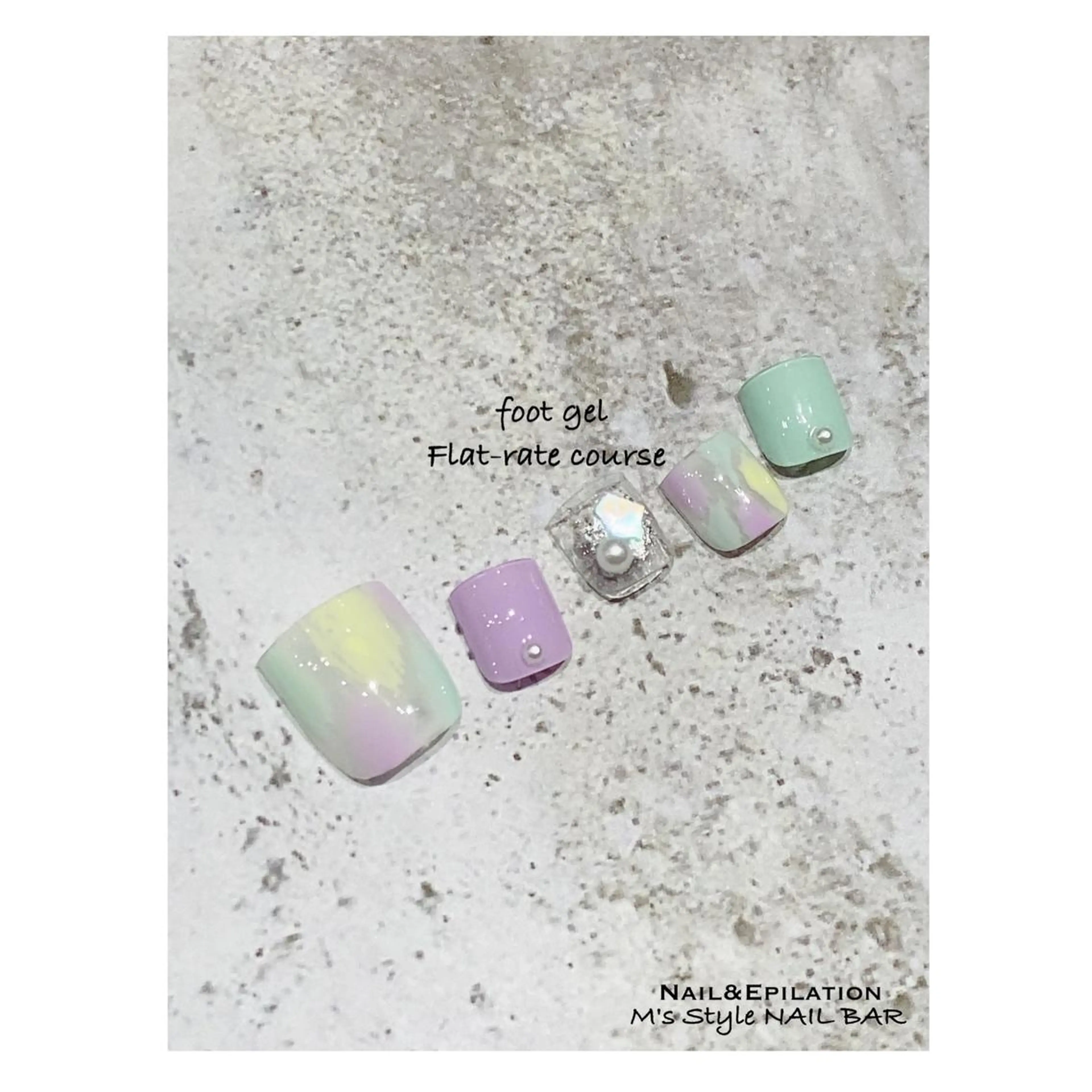 ネイル 成人式 入学式 卒業式 韓国ネイル ロングネイル フットネイル M's Style NAIL BARのネイルデザイン