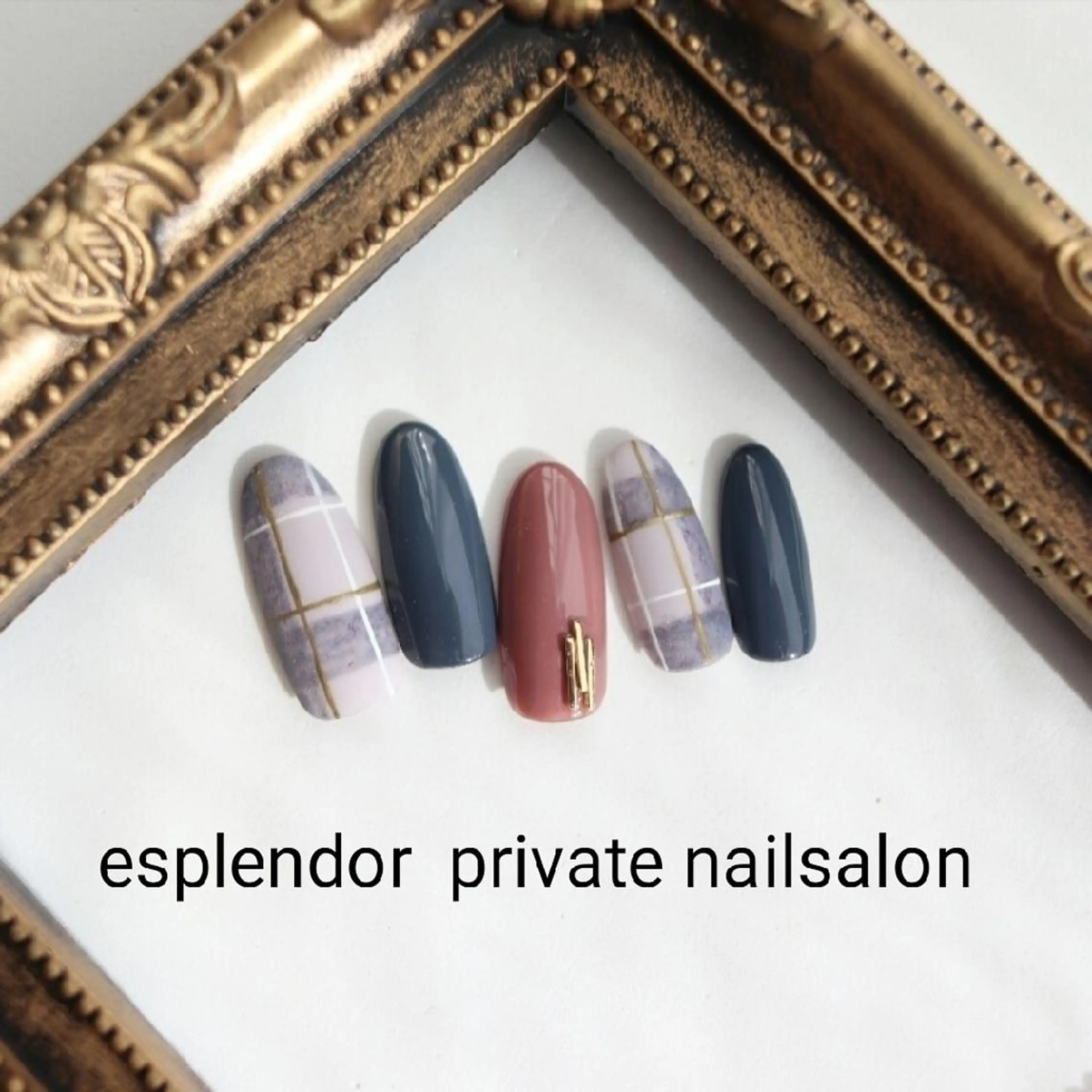 ネイル アートネイル マットネイル esplendor  小野寺のネイルデザイン