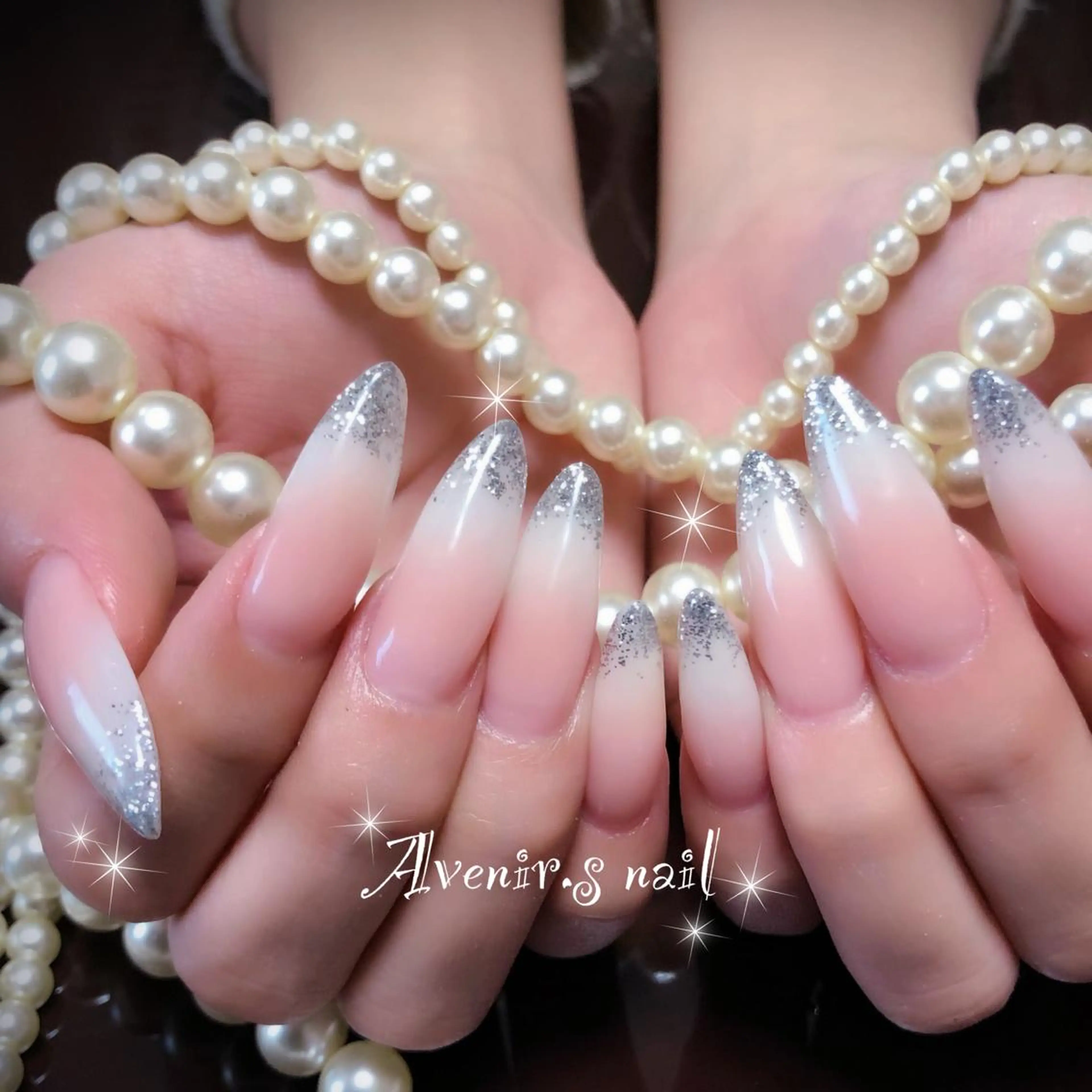 ネイル ラメ(グリッター) Home Salon Avenir.のネイルデザイン