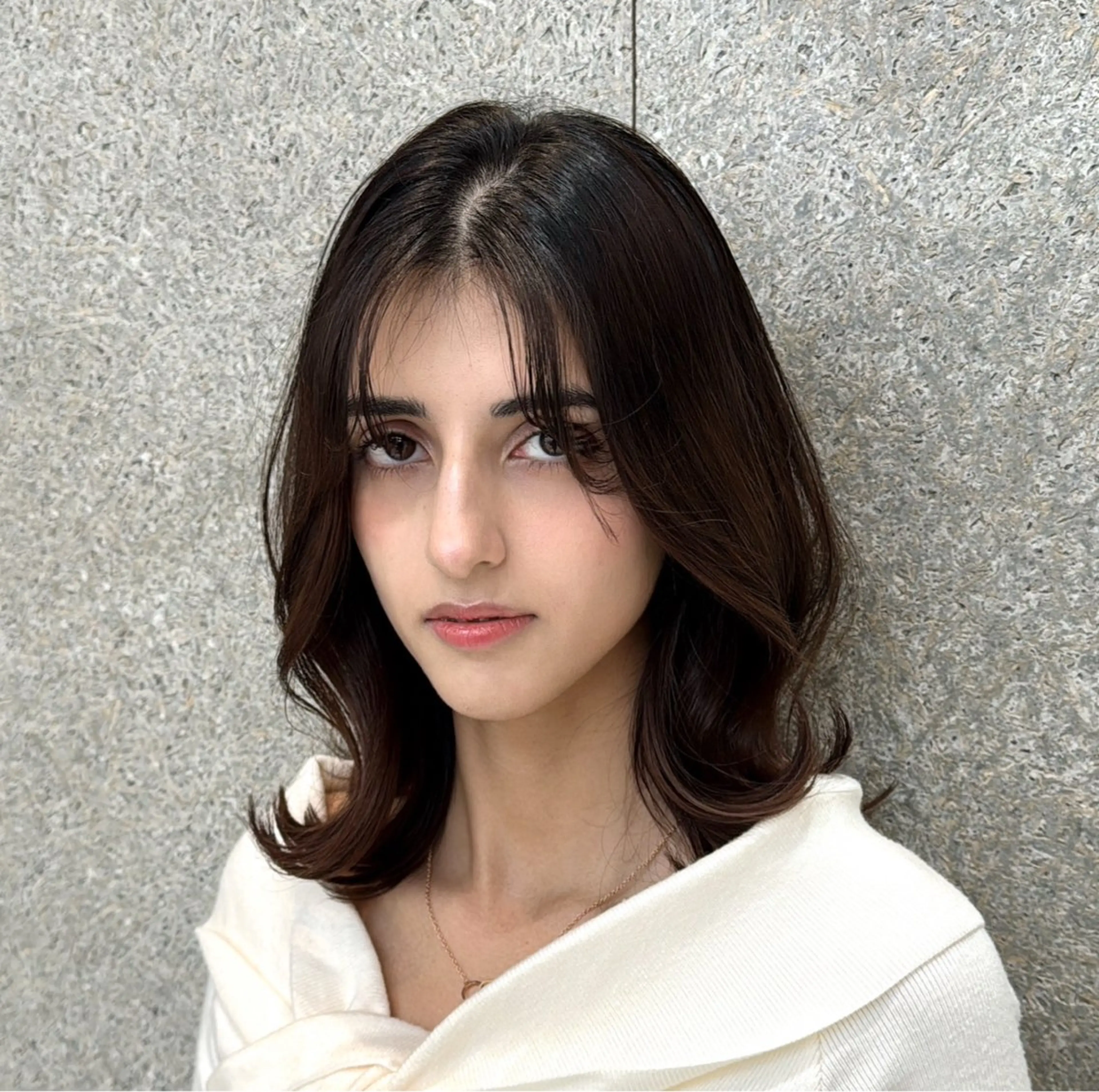 ミディアム 髪質改善 トリートメント ヘアカラー トリートメント 🫧艶感モテヘア🫧 Moka/麻布十番のヘアスタイル