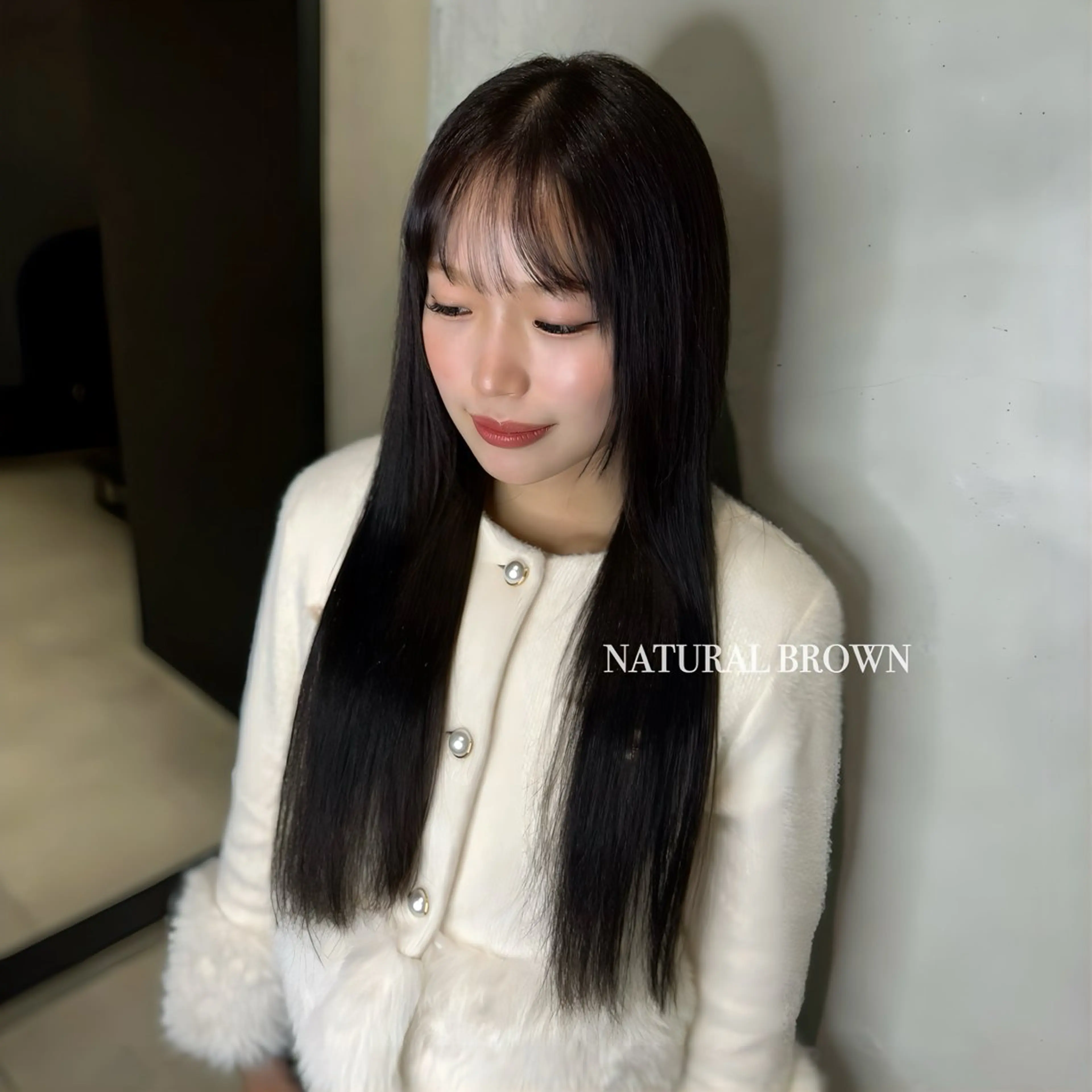 ロング カラー ブラウンカラー 大阪 梅田/ ハイトーン/エクステのヘアスタイル