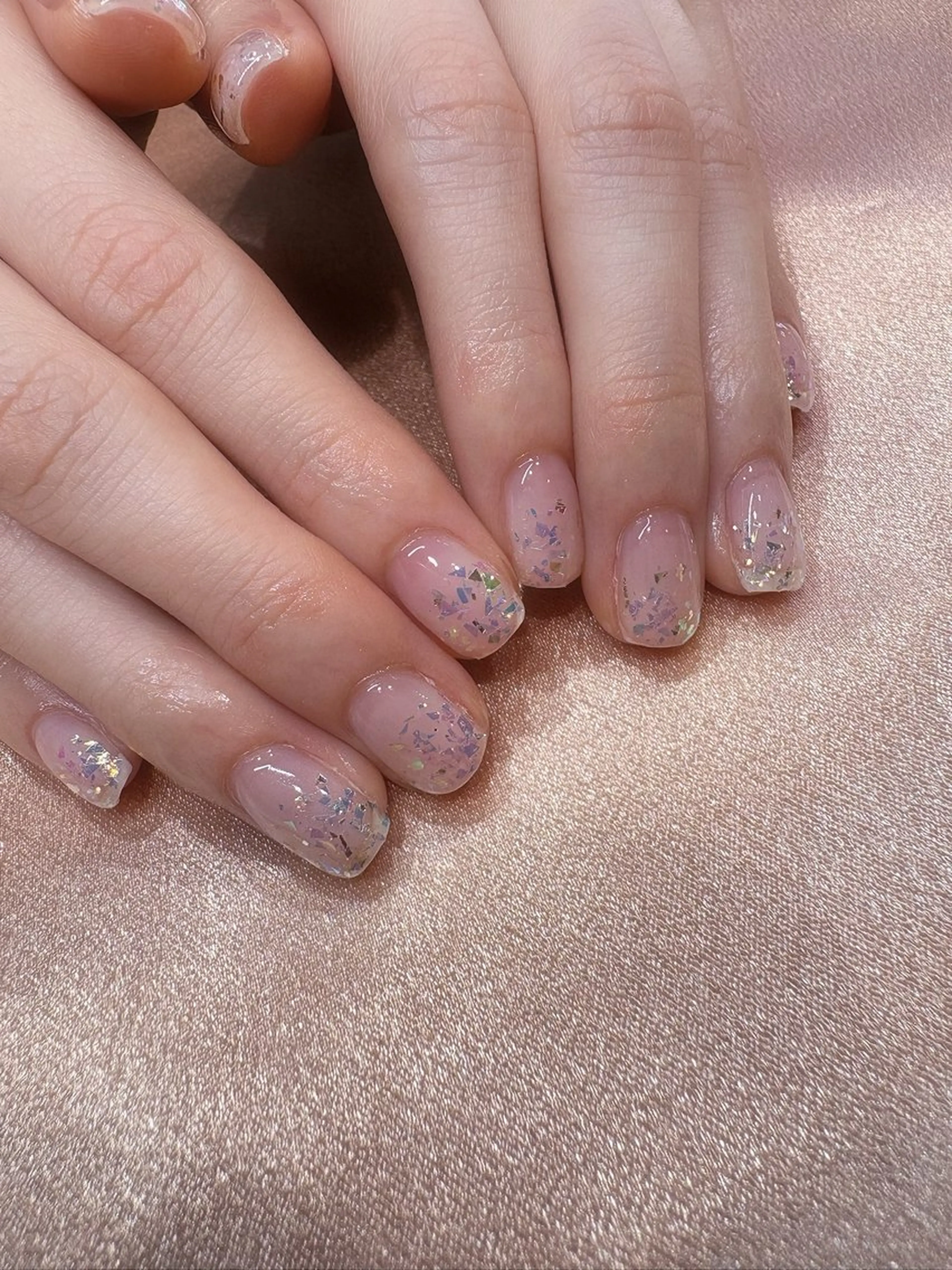 ワンカラー/ラメグラ/カラグラ💅自店オフ無料の写真