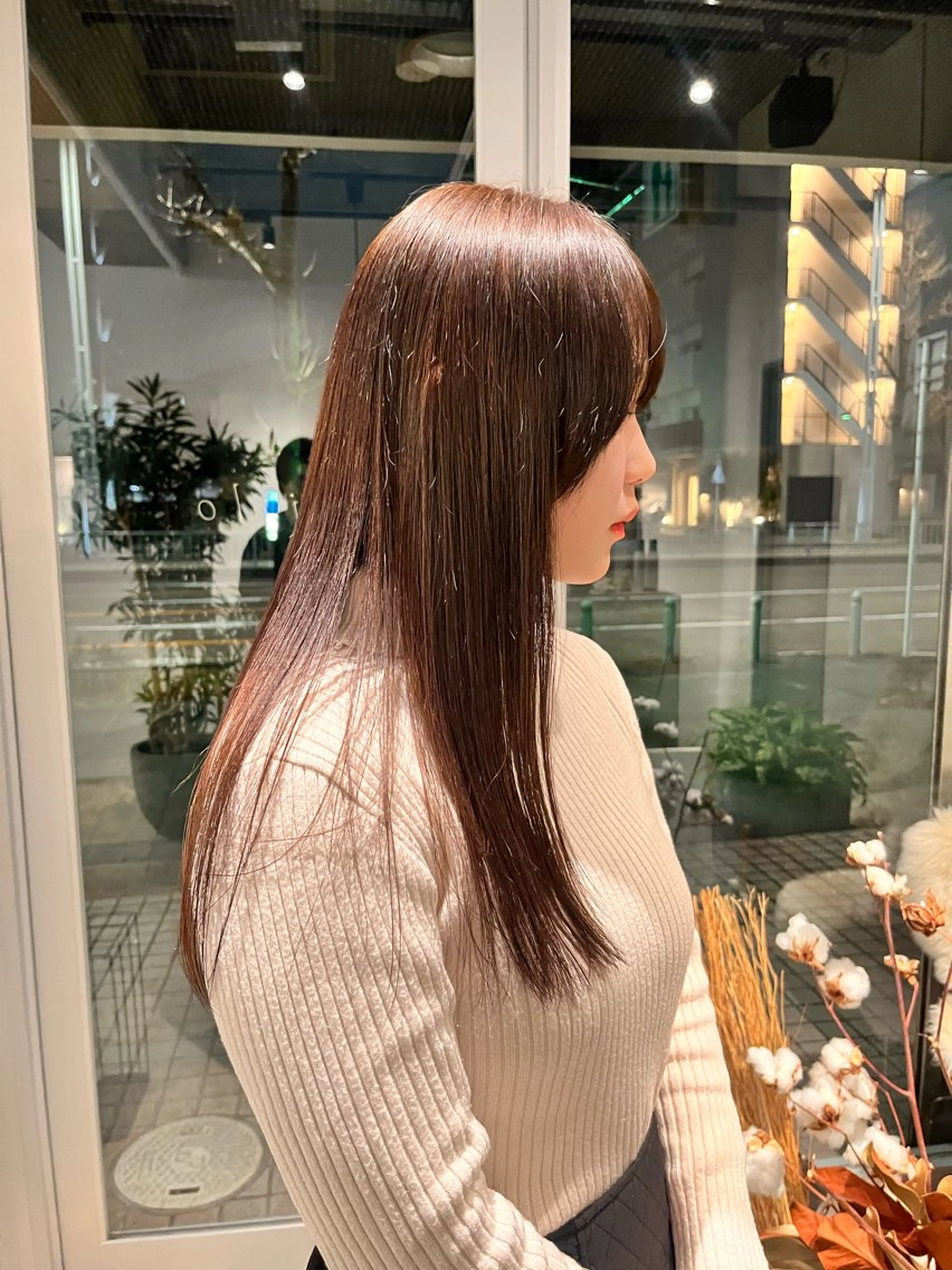 ロング カラー 透明感カラー piilo. サダのヘアスタイル