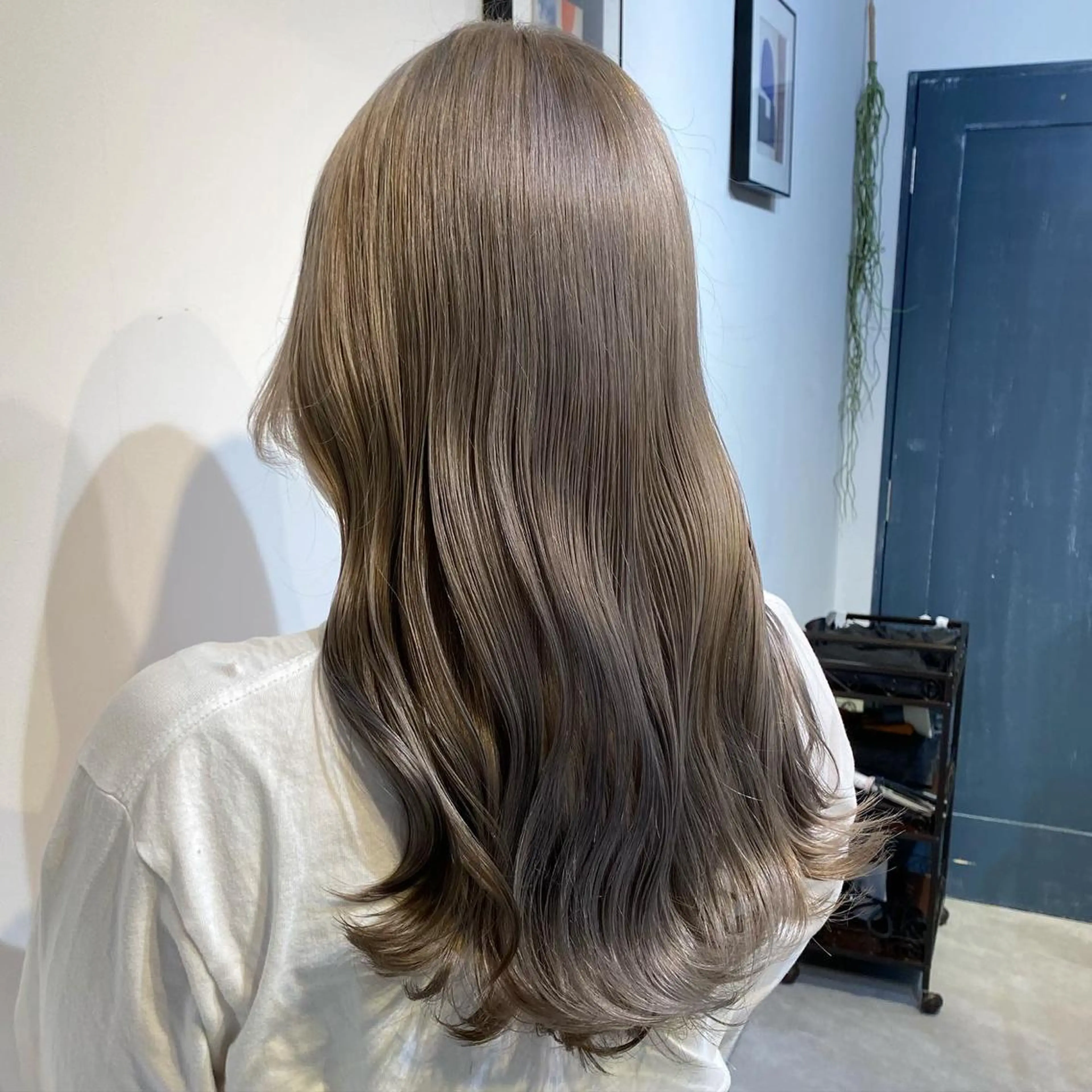 ミディアム カラー 縮毛矯正⭐️ TAKAHIROのヘアスタイル