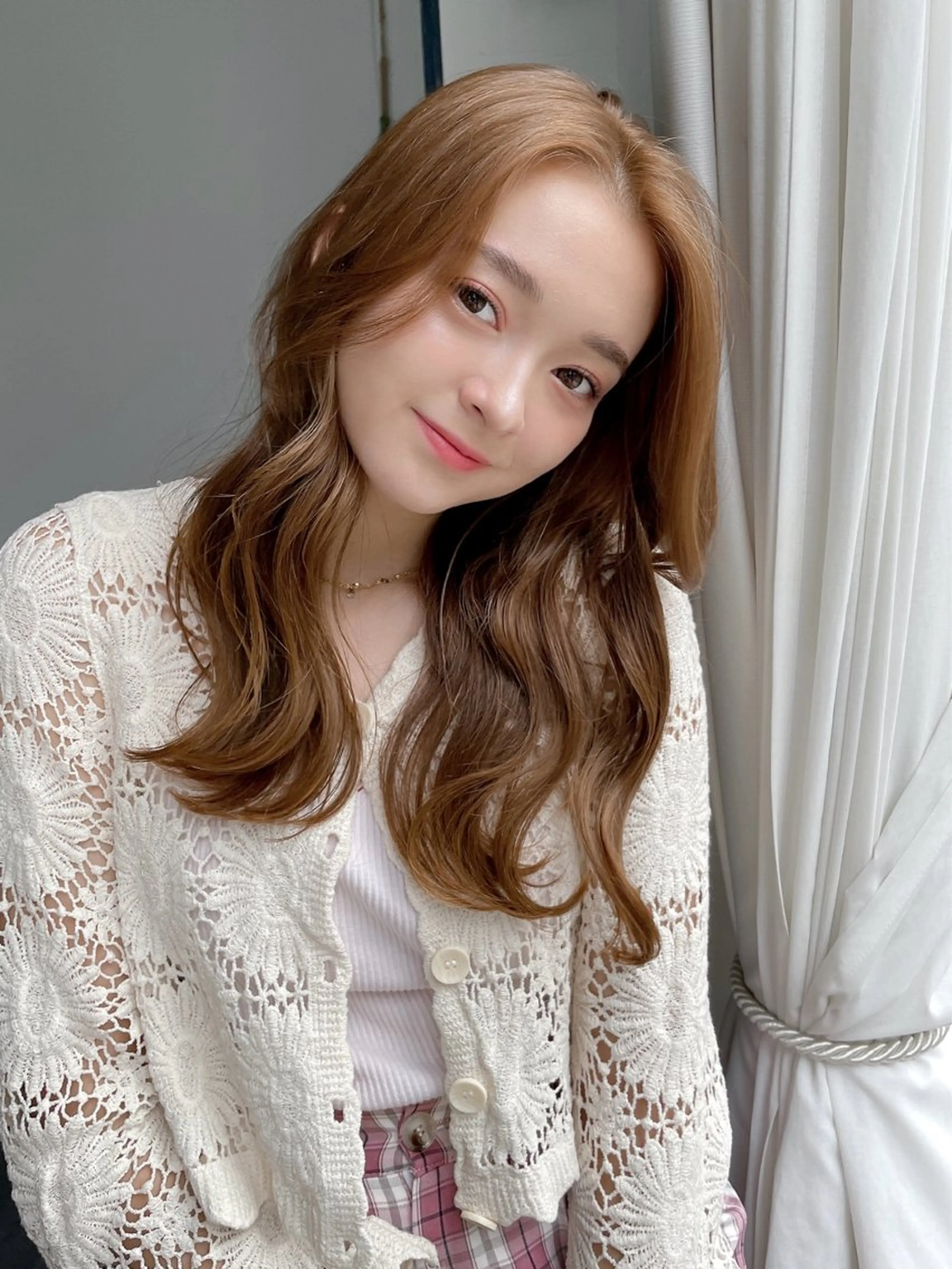 カラー 草薙メンズ縮毛矯正 💫緒方美柚のヘアスタイル