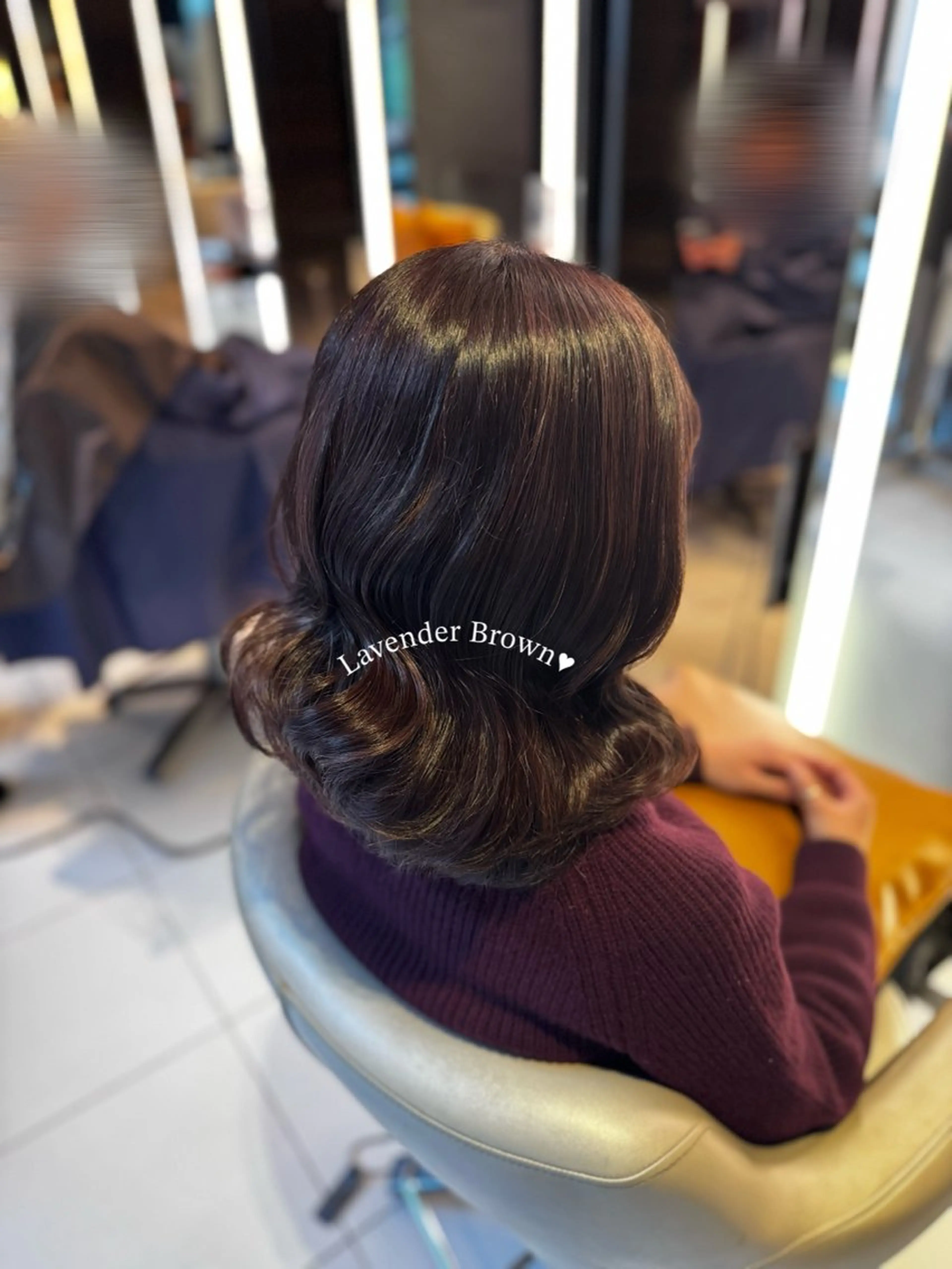 ミディアム カラー ヘアカラー トリートメント 🤍たむら みなみ 銀座🤍のヘアスタイル