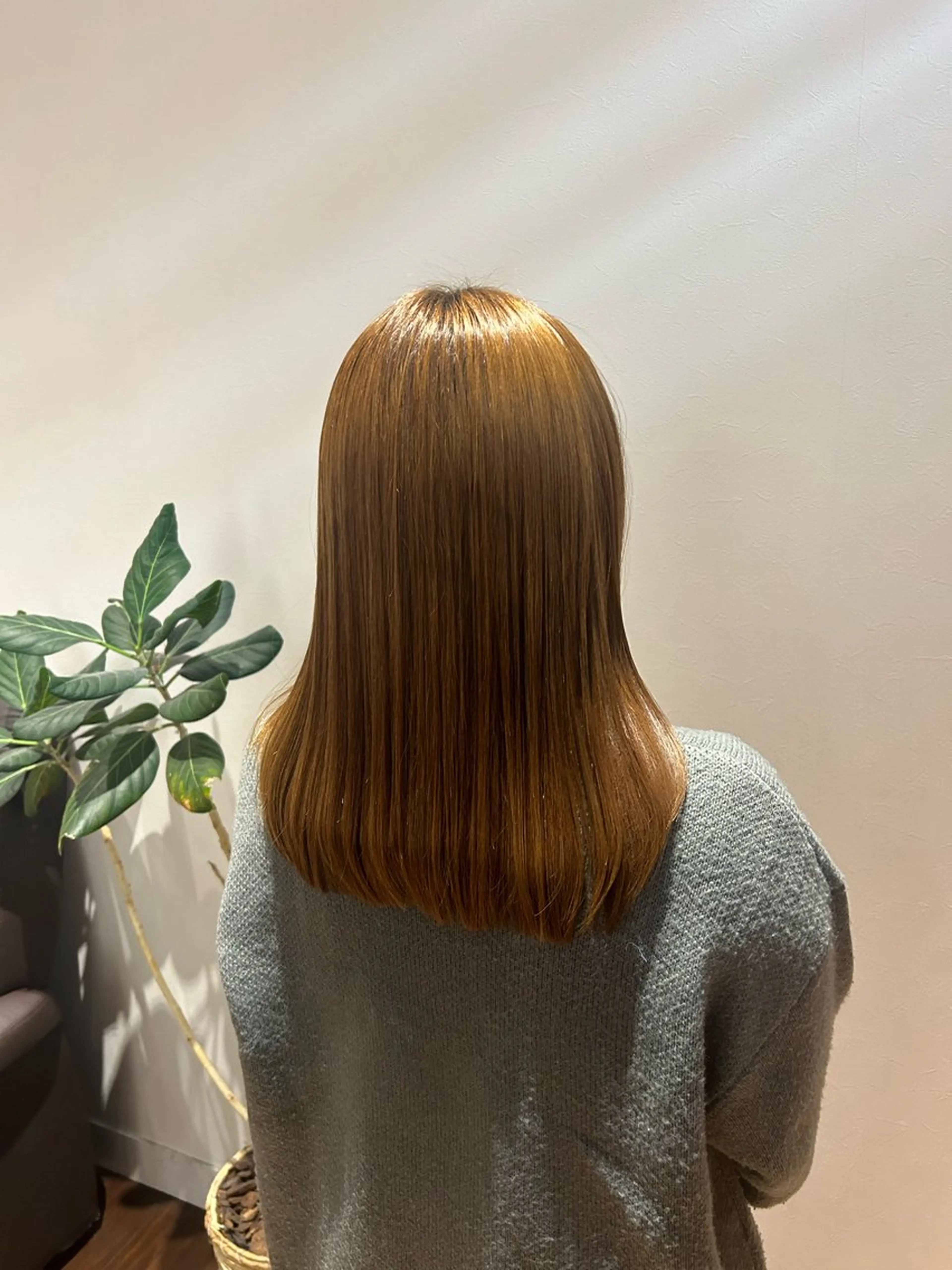 ロング 縮毛矯正 林 玲美のヘアスタイル