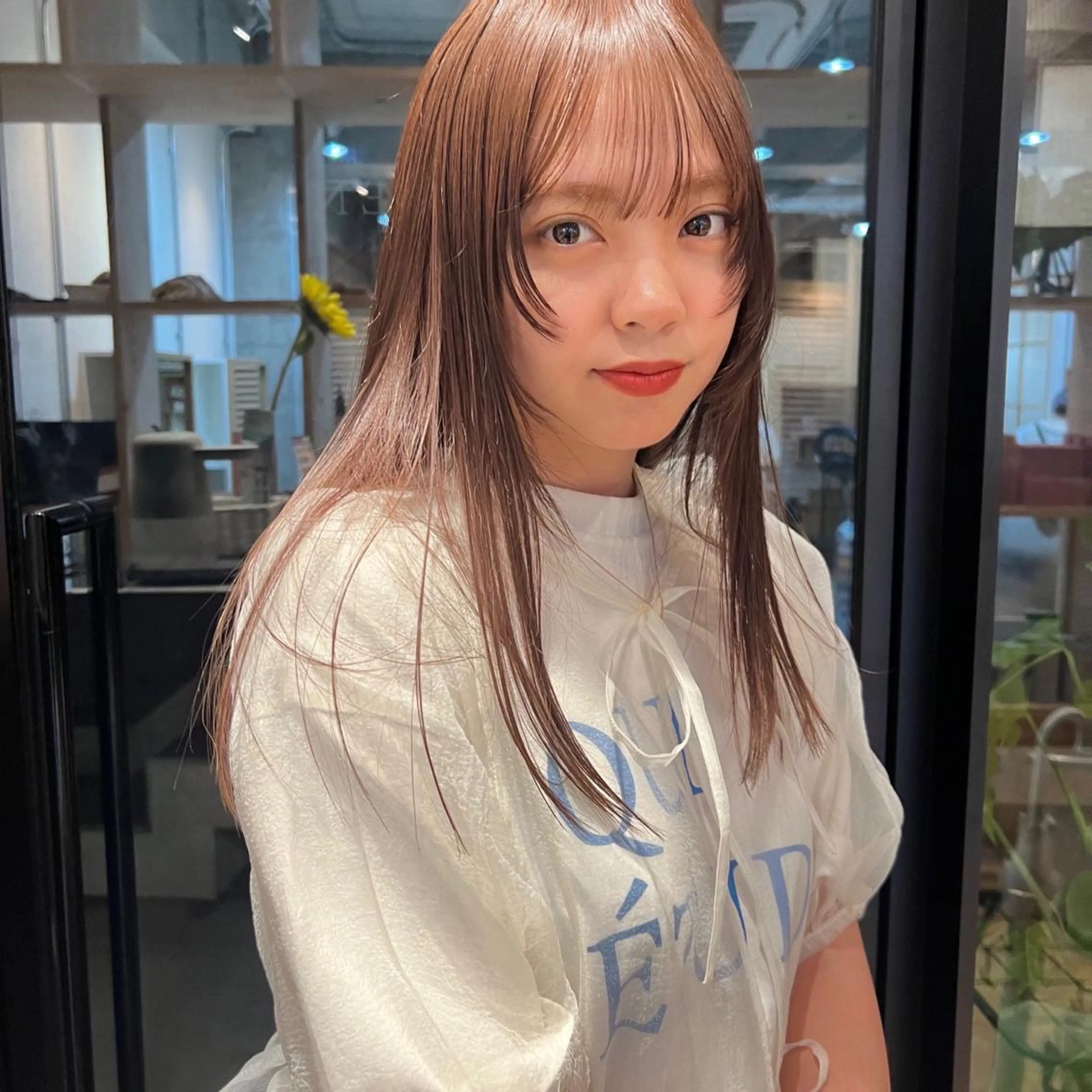 ロング 小顔カット/顔周り /メンズsaraのヘアスタイル