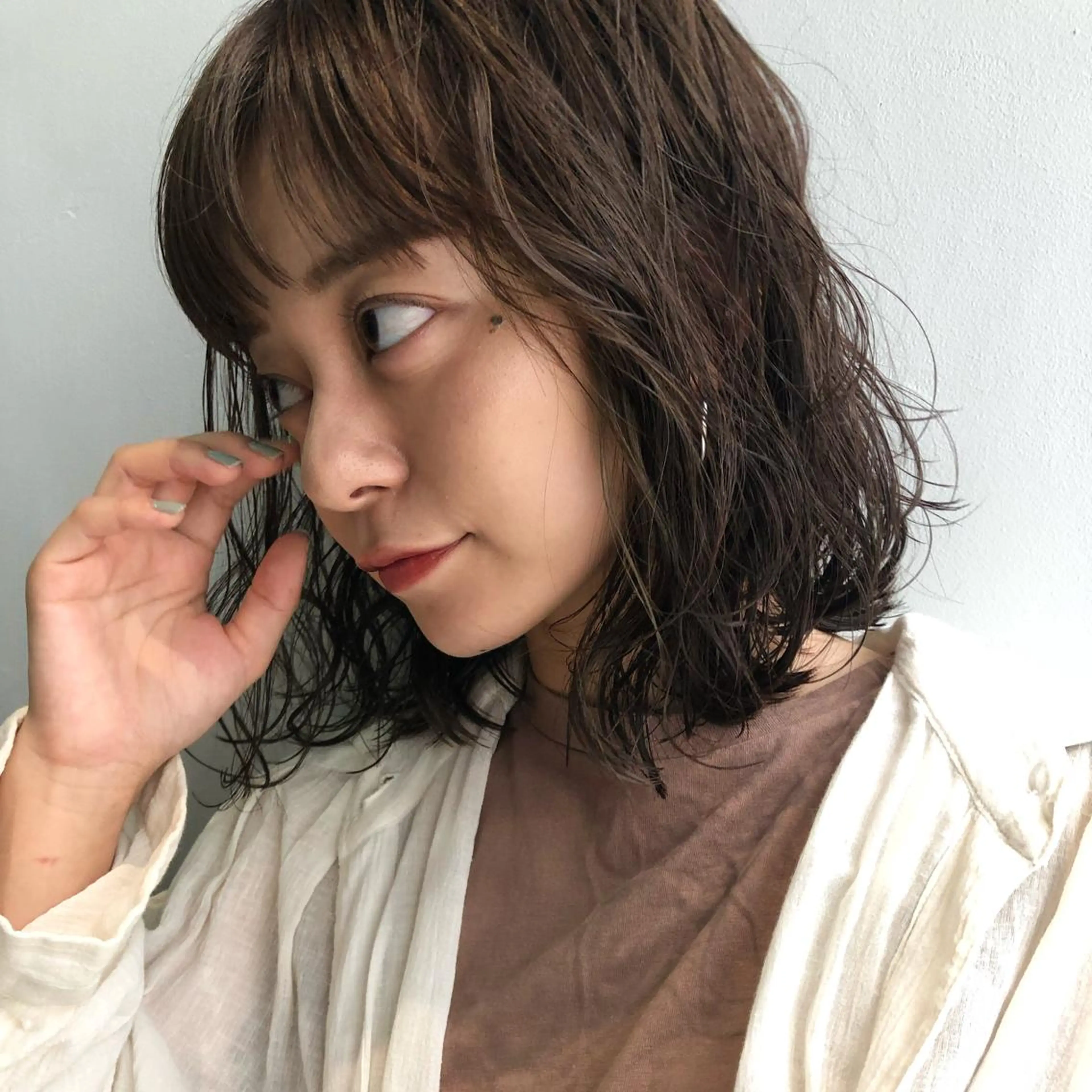 ショート カラー パーマ 低ダメージパーマ ケアパーマ/武田明大のヘアスタイル