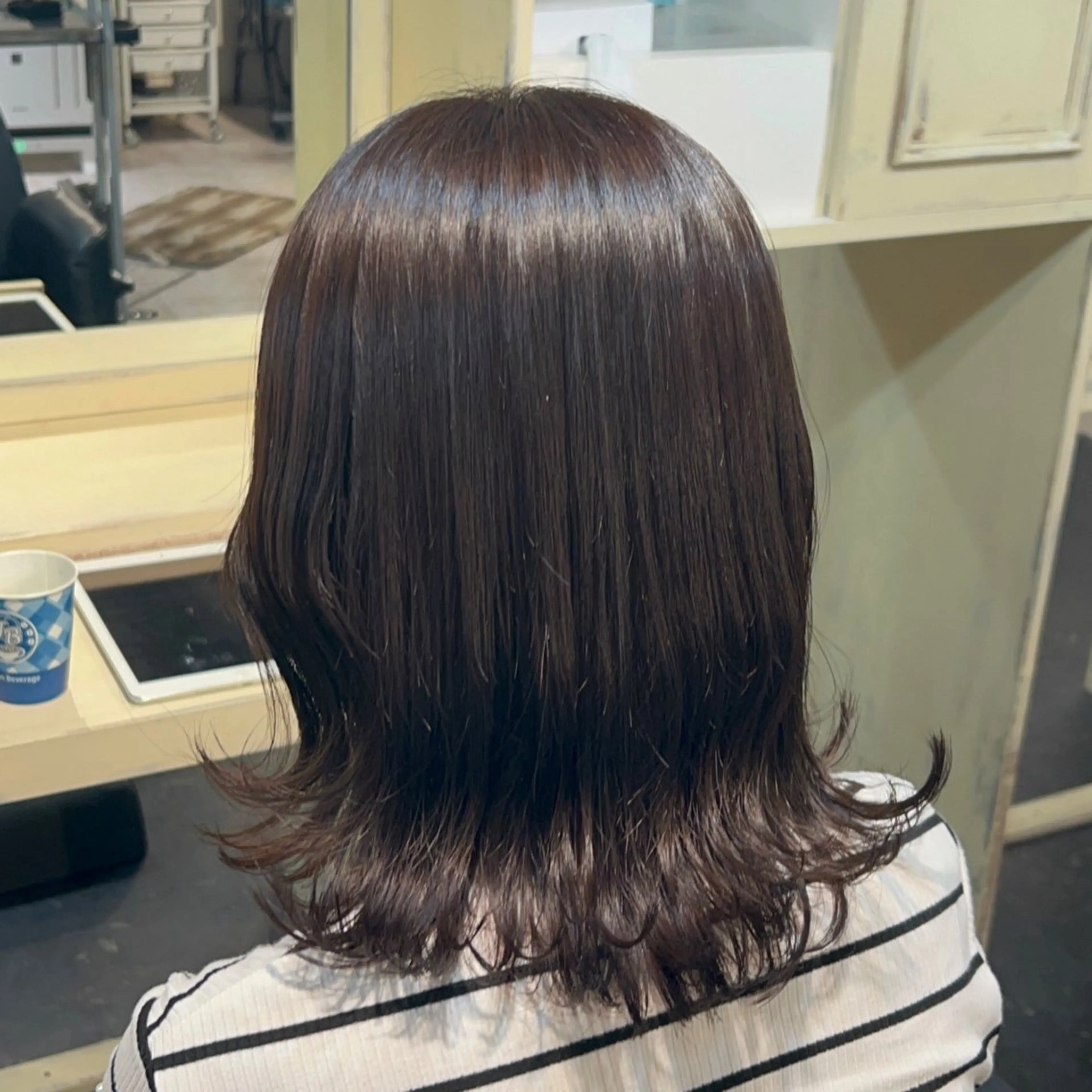 ミディアム カラー イルミナカラー トリートメント ナチュラルカラー 🪄🧸✨れなのヘアスタイル