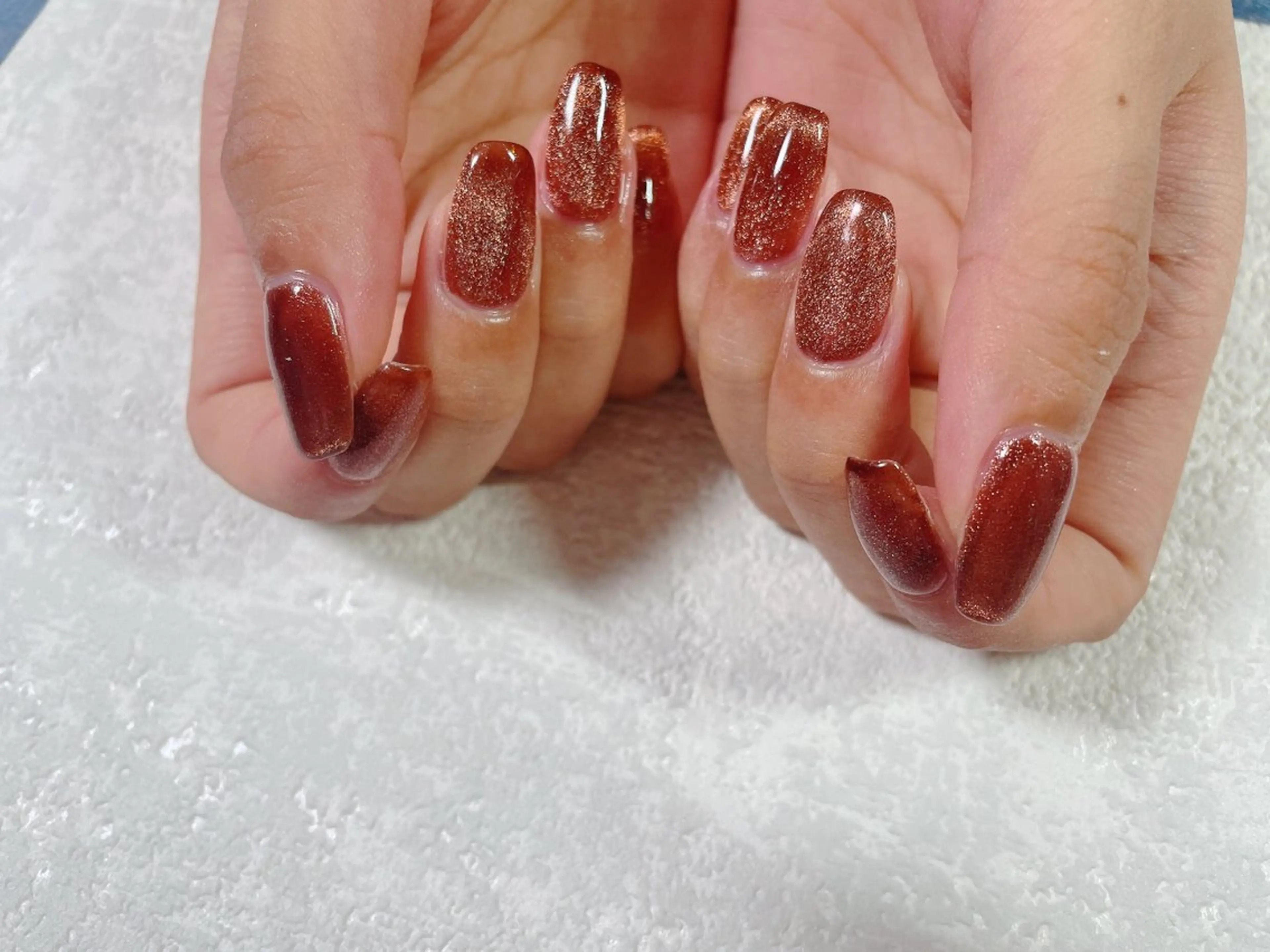 ネイル オーロラネイル フットネイル フレンチネイル ジェルネイル 韓国ネイル kikinail 溝の口のネイルデザイン