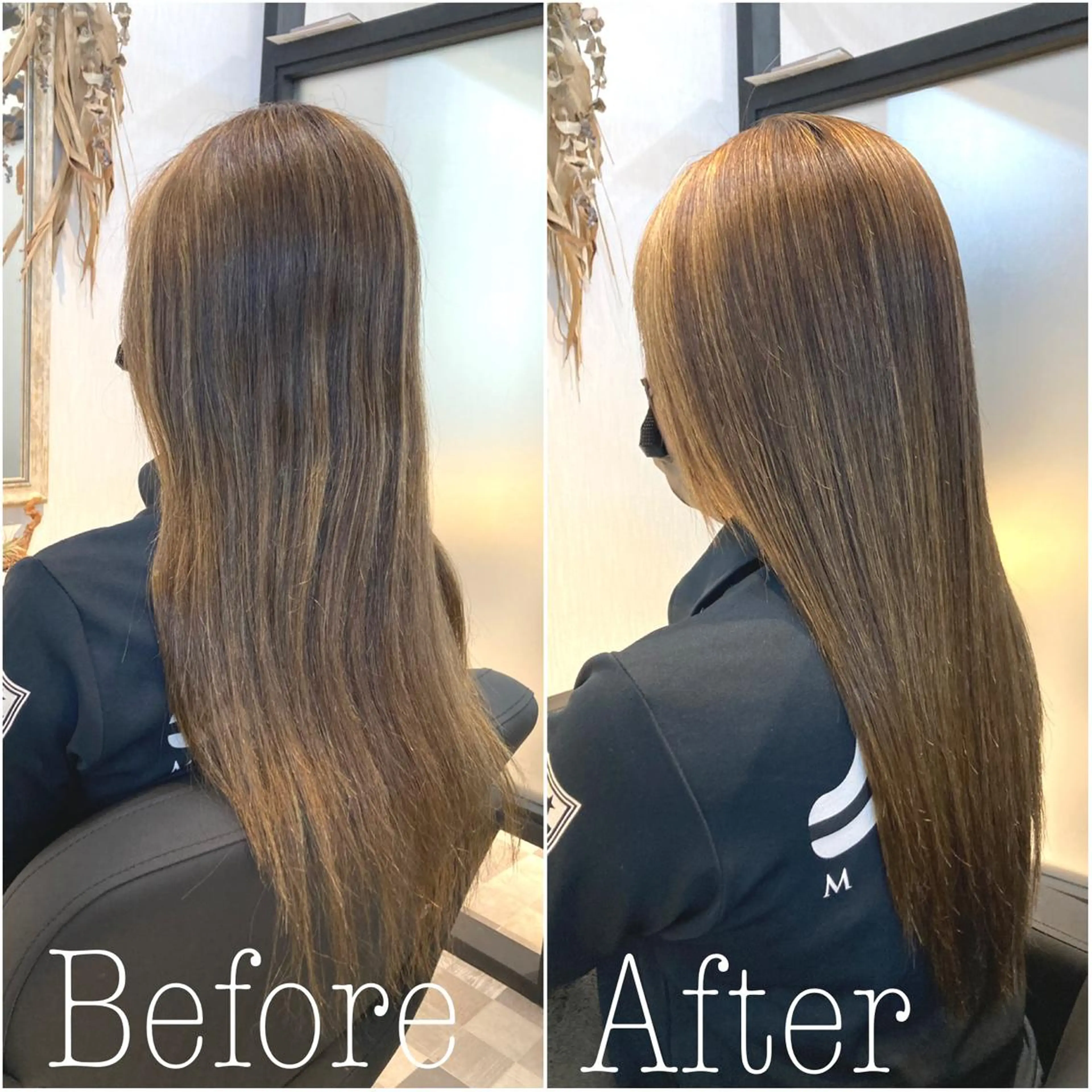 ロング カット 縮毛矯正 トリートメント ヘッドスパ Holidays share salon 曙店所属・Holidays sharesaronのヘアスタイル