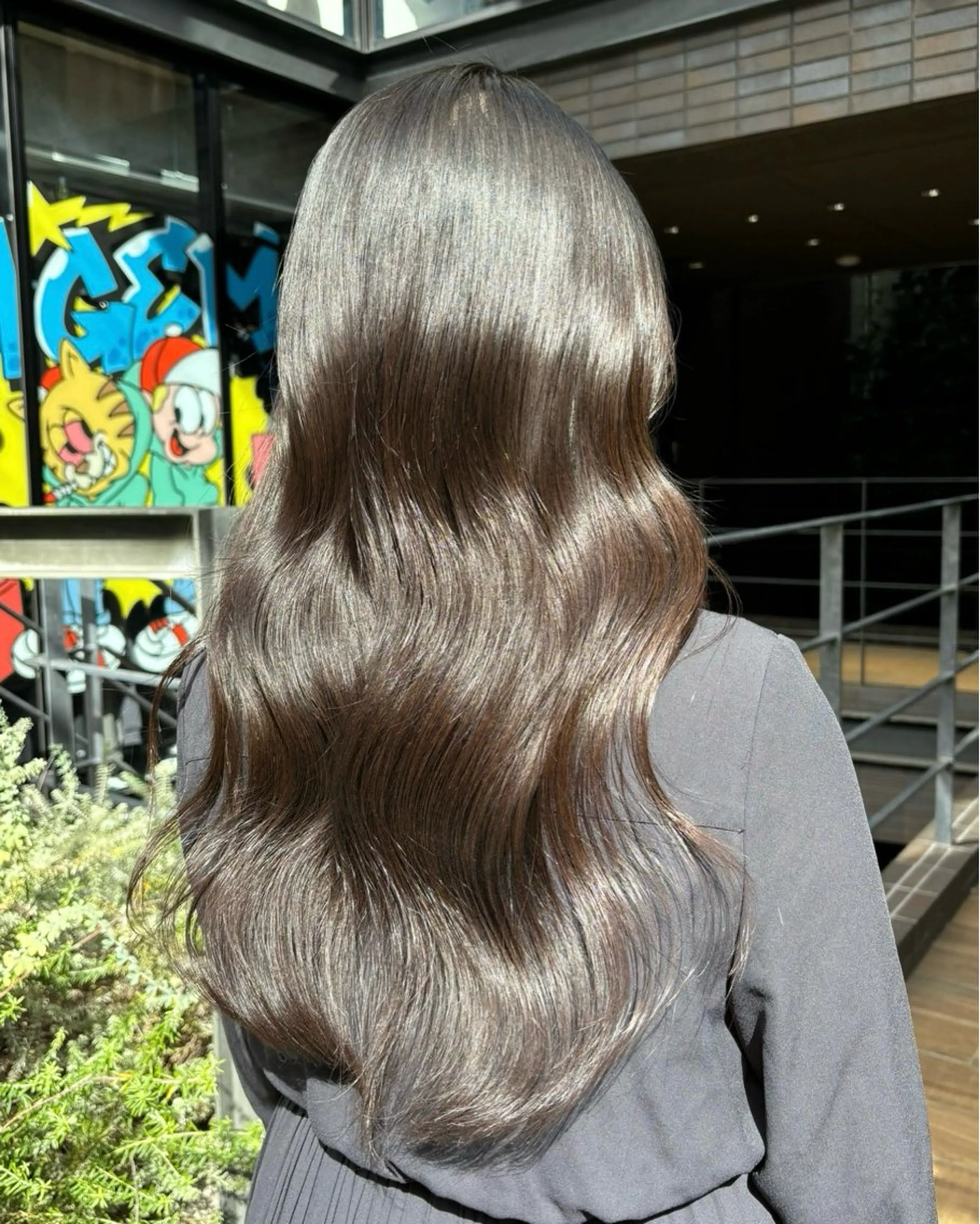 ロング ヨシンモリ 韓国風ヘア トリートメント トリートメント すぐ巻ける縮毛矯正 🍀勝倉　麗のヘアスタイル
