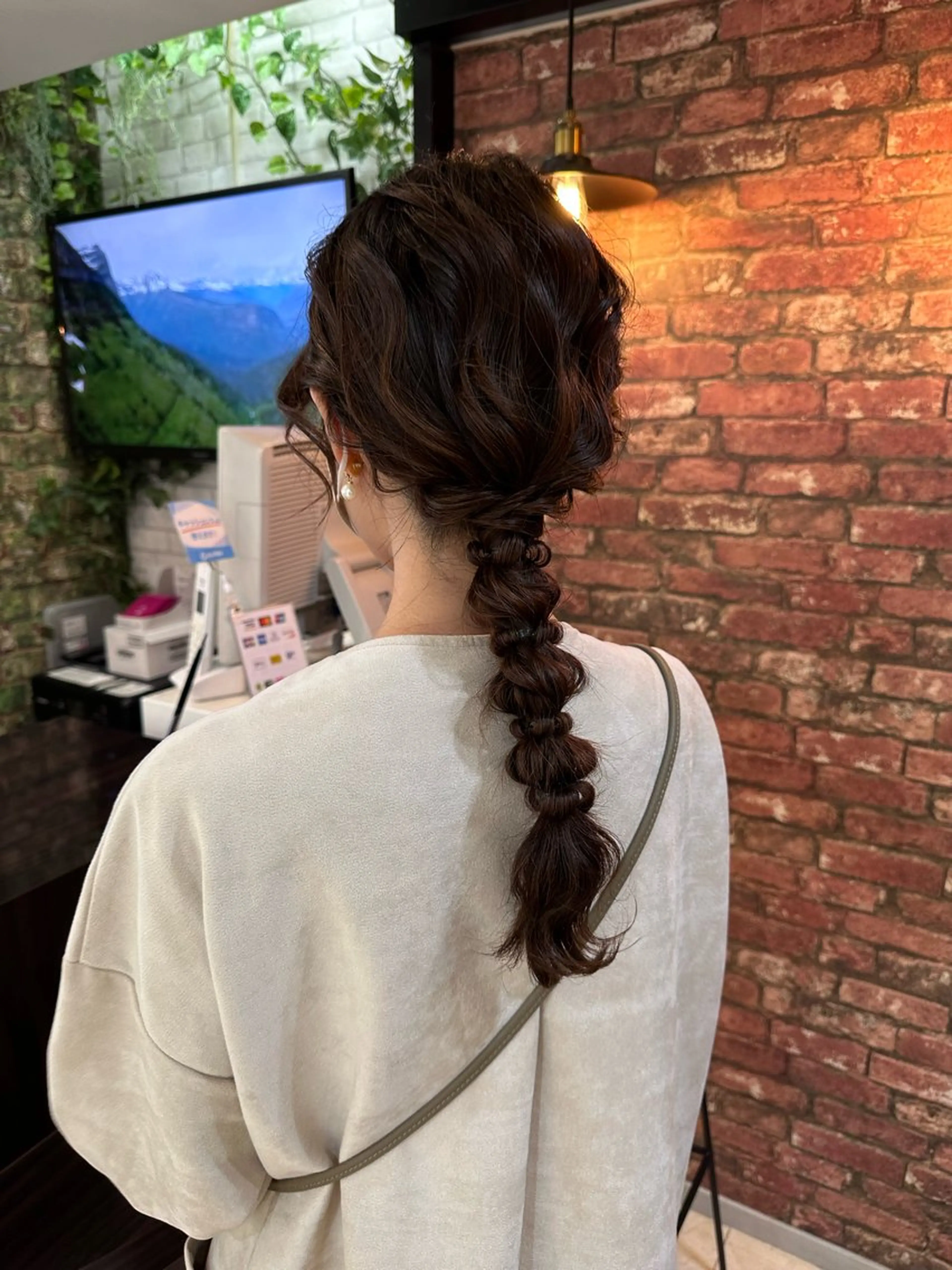 ロング ヘアアレンジ mio/【日本橋】 撮影モデルのヘアスタイル