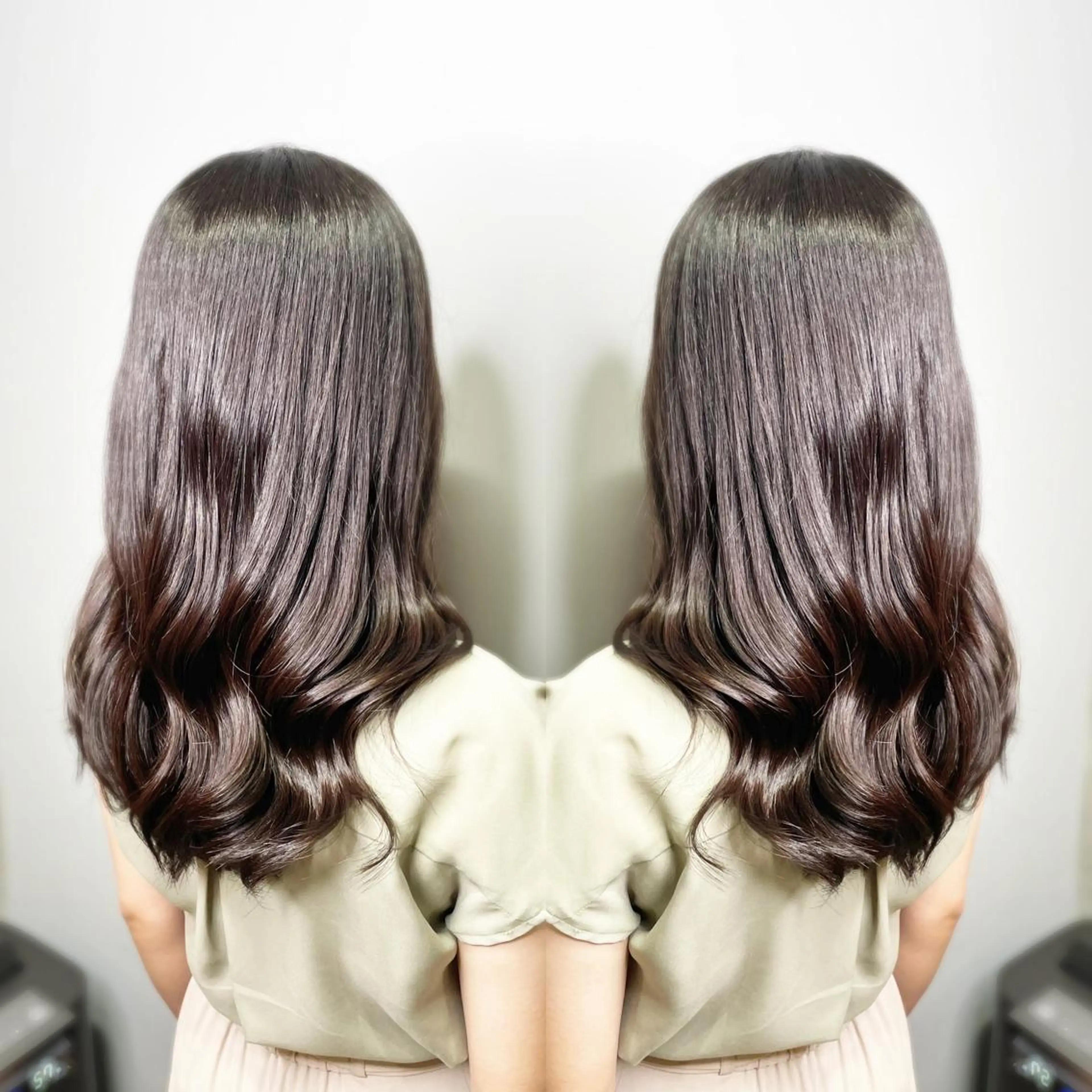 セミロング カラー 🦋韓国系指名No1 店長/圓山 祐也🦋のヘアスタイル