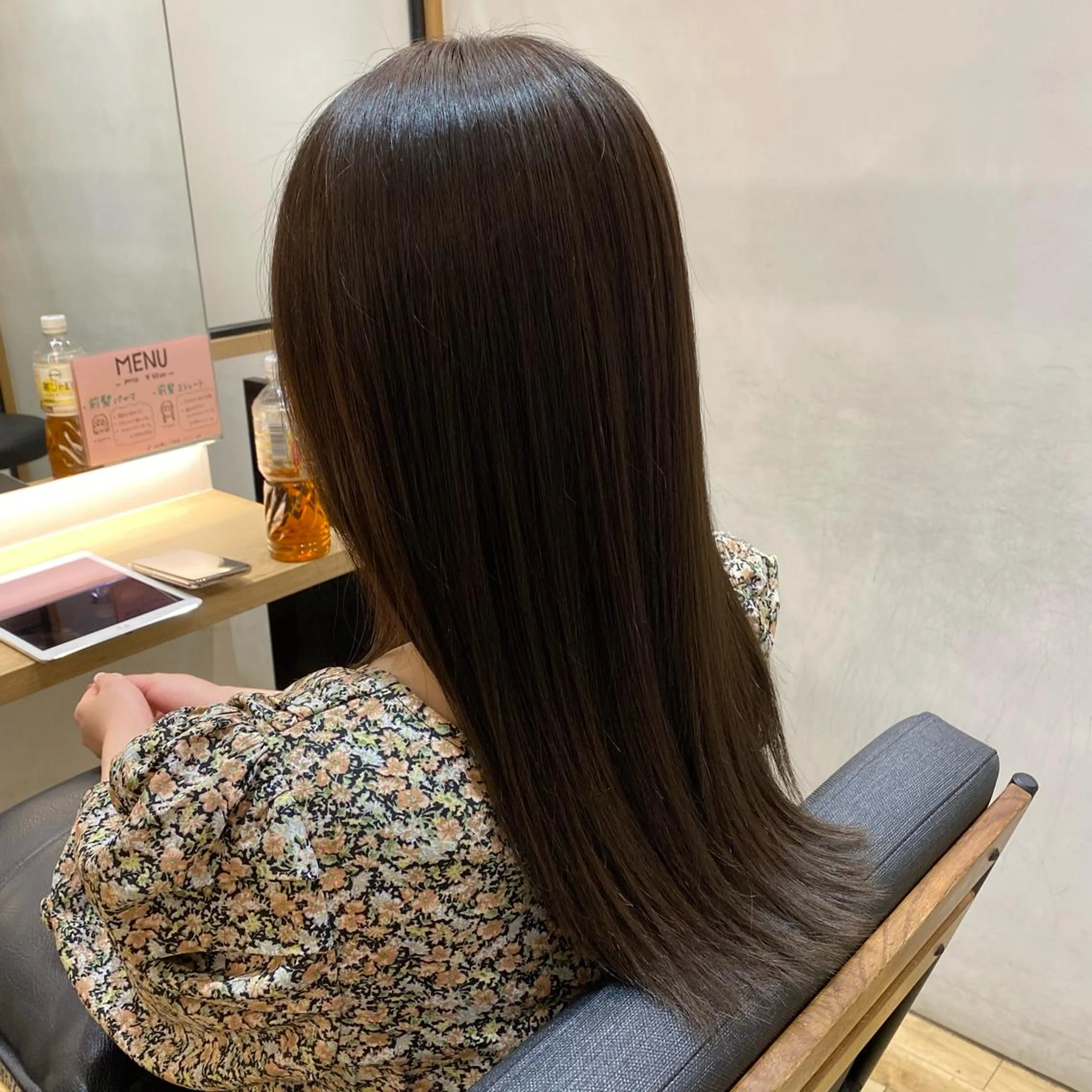 ロング カラー ヘアカラー ついざき はるかのヘアスタイル