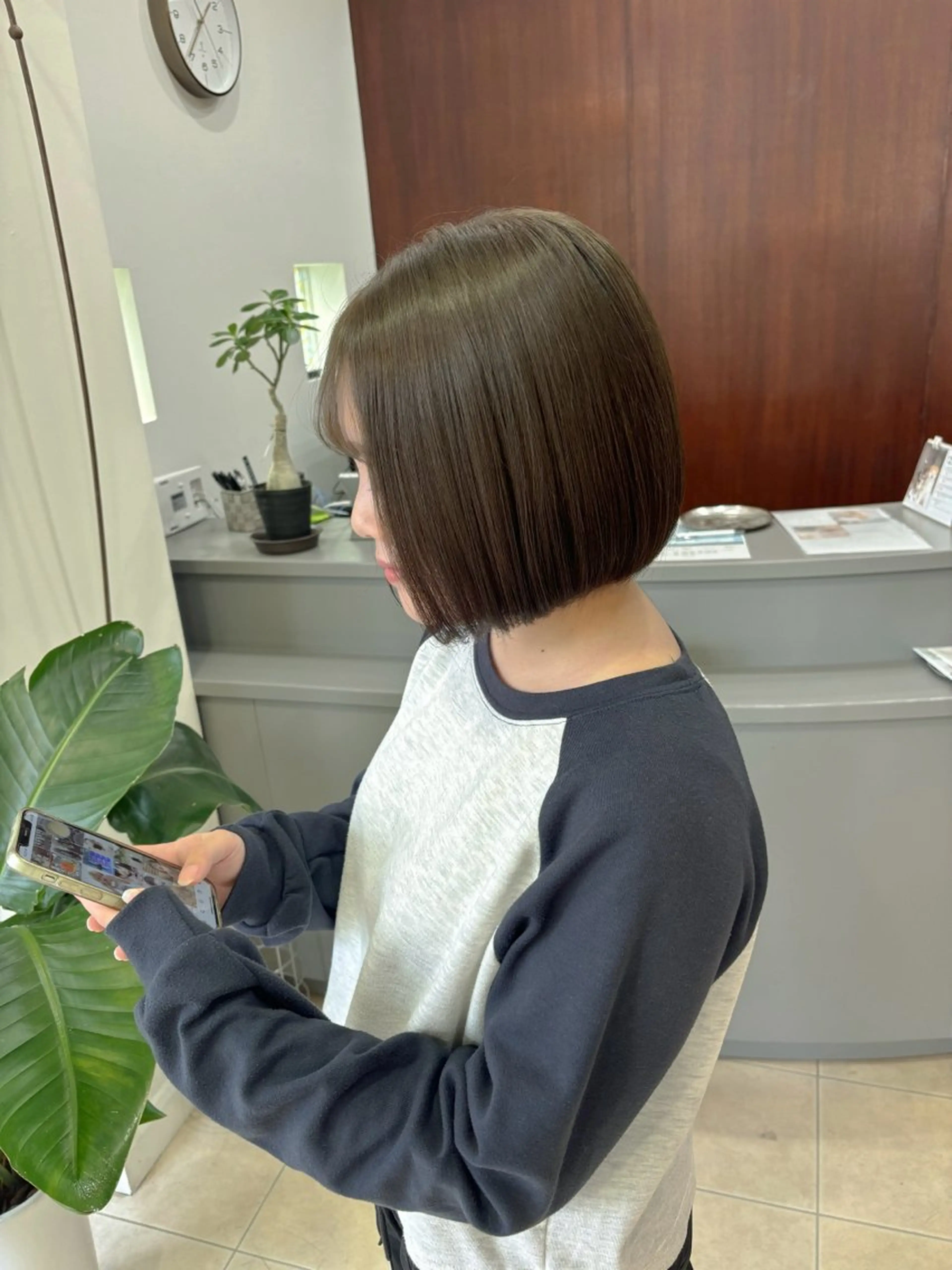 ショート ボブ alu yuinaのヘアスタイル