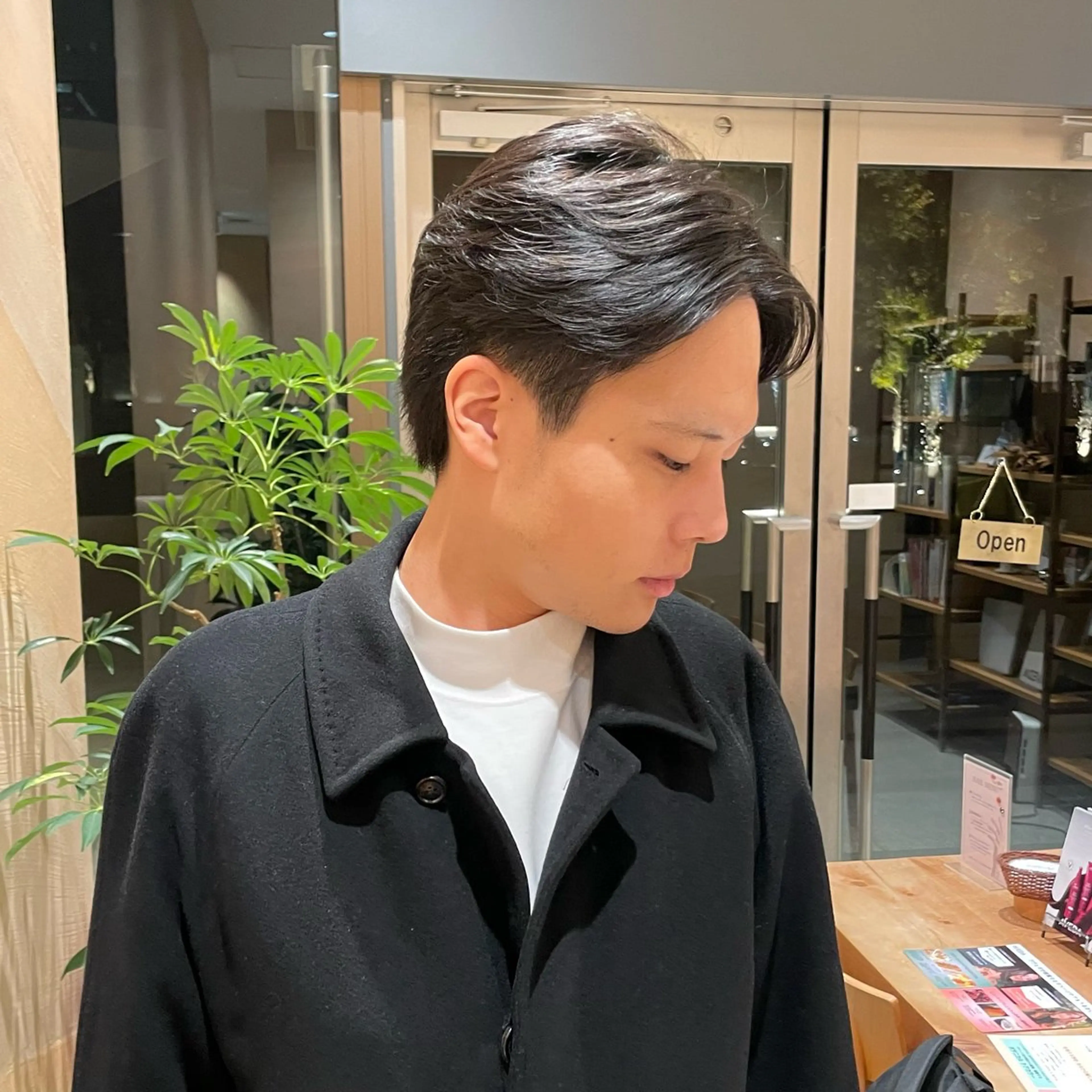 メンズ カット パーマ 箭内葉月/メンズ👔 ワンカールパーマのヘアスタイル