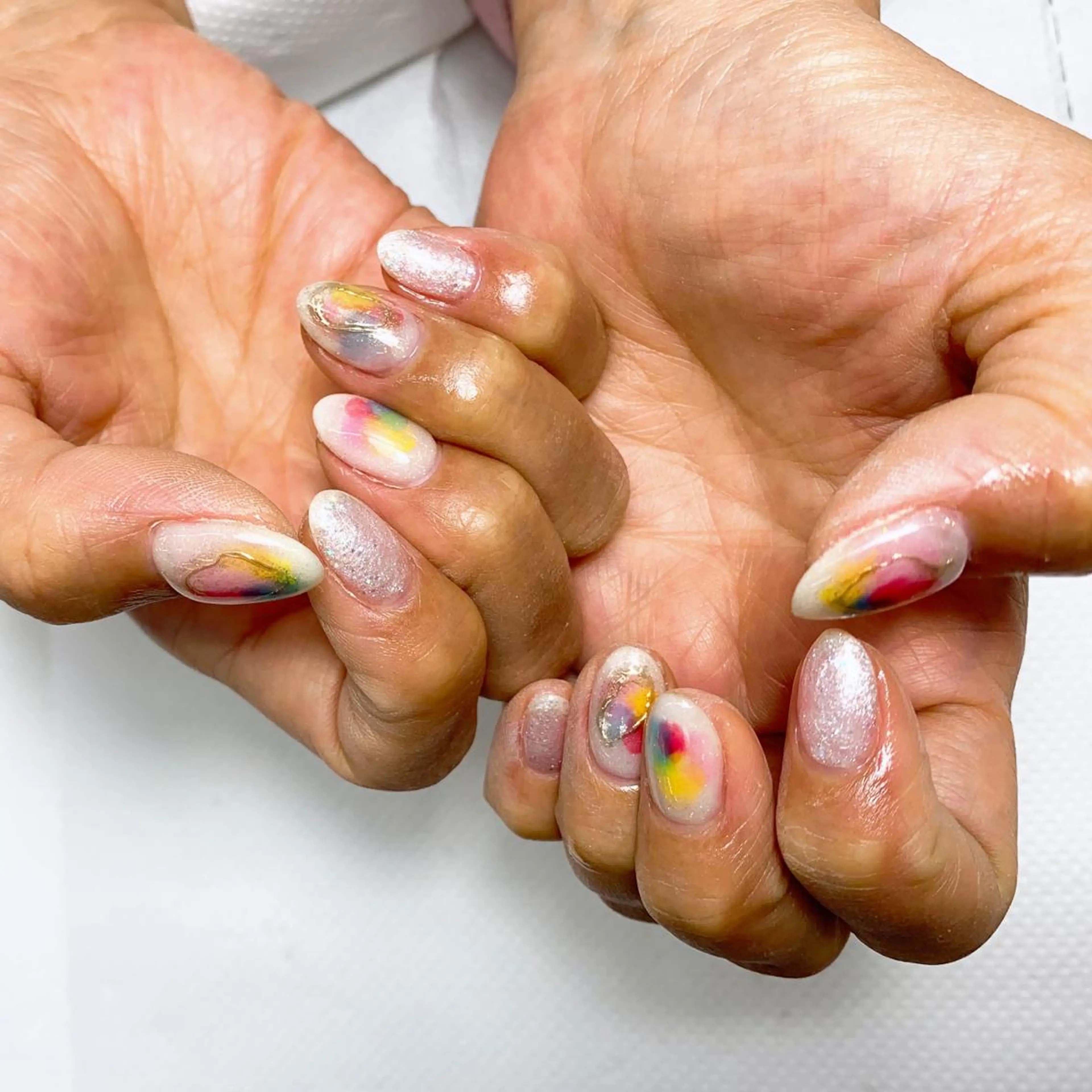 ネイル ⭐︎休業中の練習⭐︎ JNA認定講師髙橋のネイルデザイン