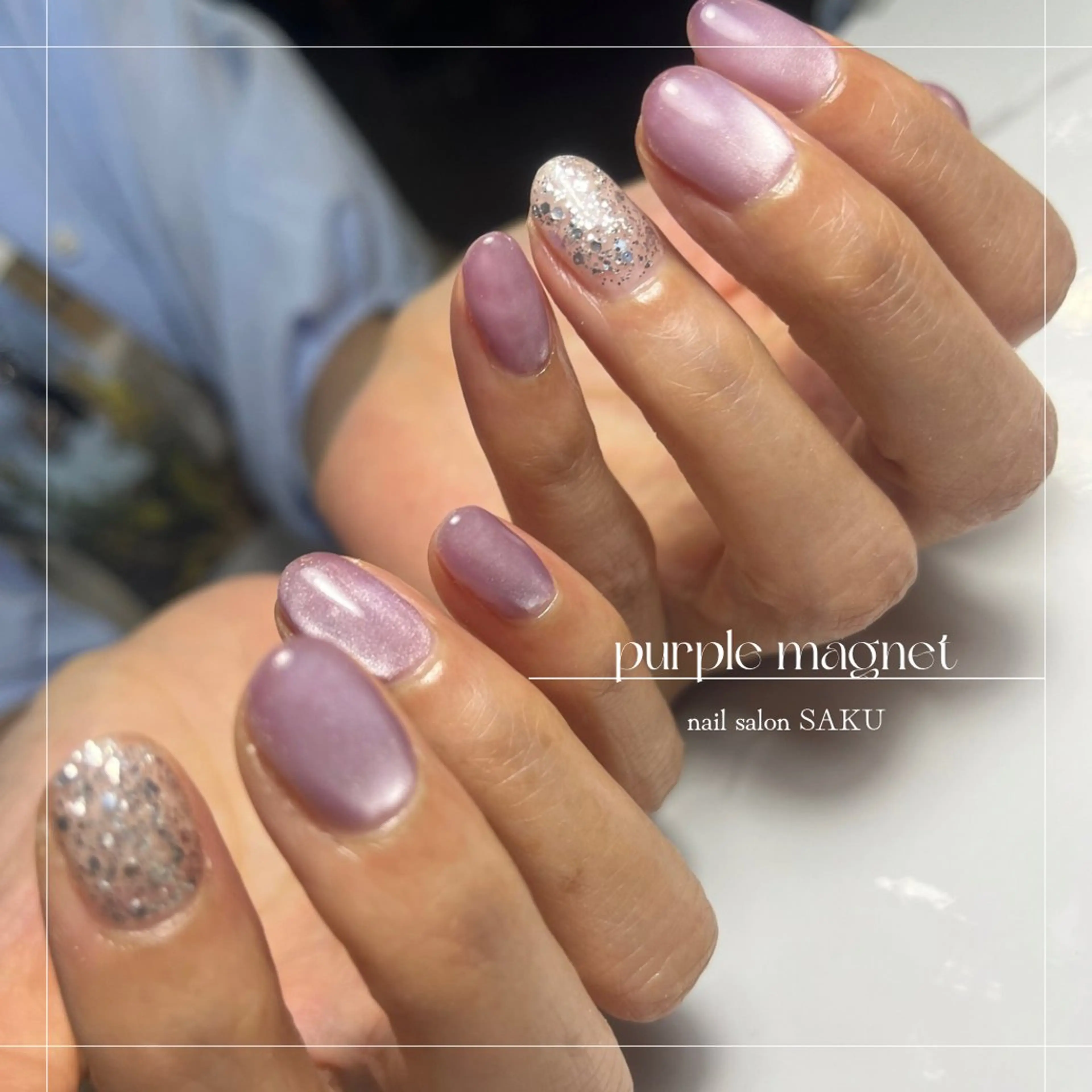 ネイル ニュアンスネイル シンプルネイル ハンドネイル SAKU nail 作島茜のネイルデザイン