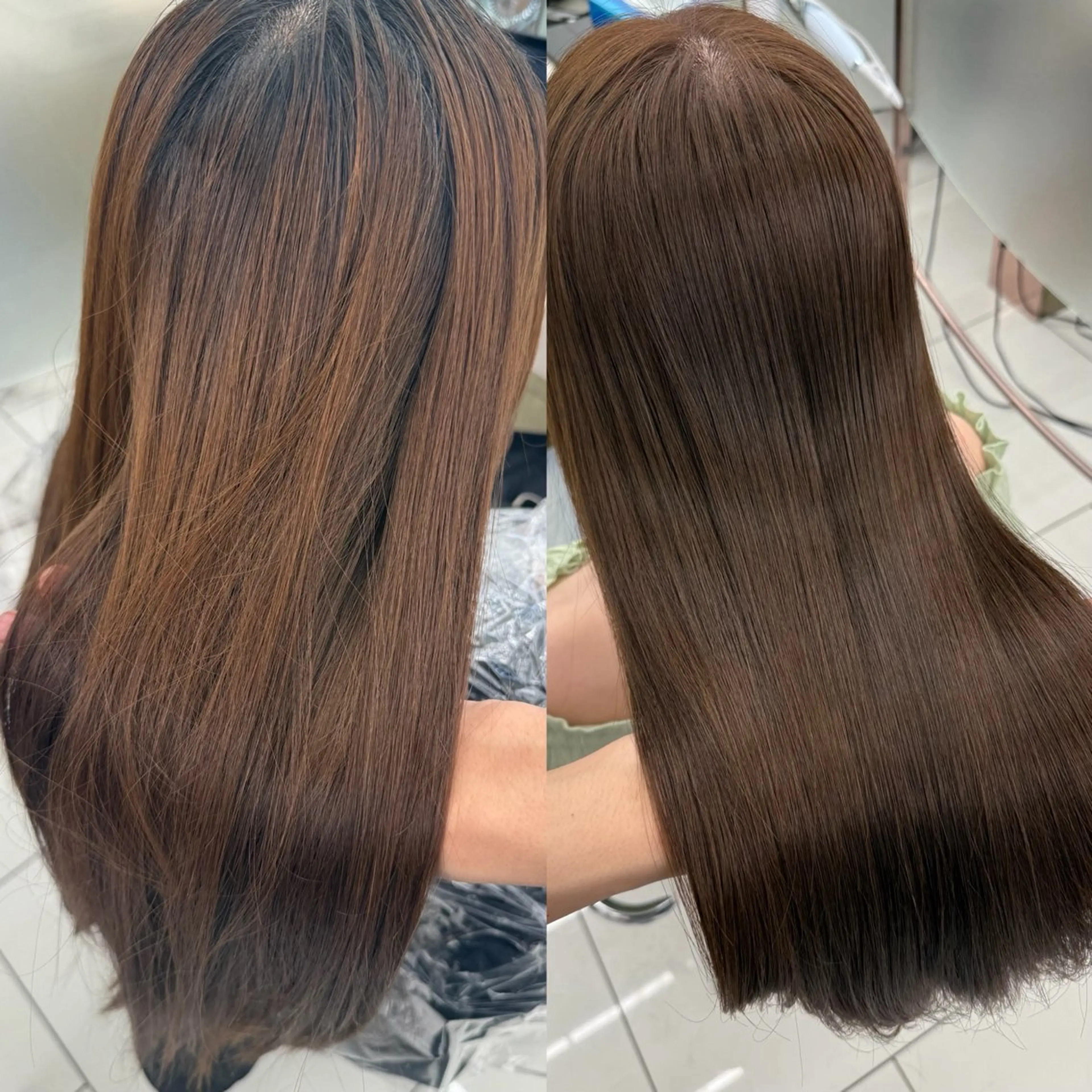 ロング ヘアカラー 濱田 剛志のヘアスタイル