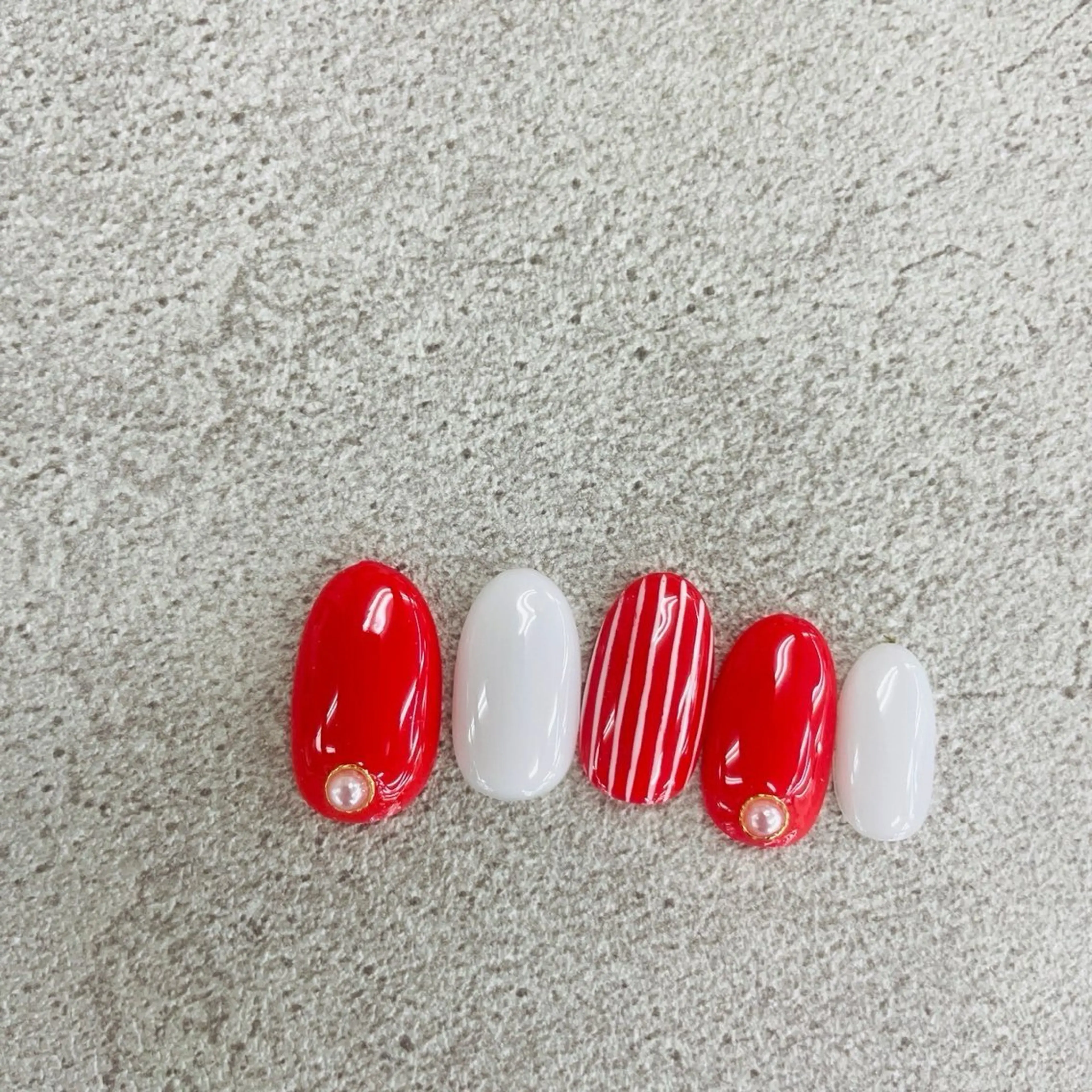 ネイル ⭐︎休業中の練習⭐︎ JNA認定講師髙橋のネイルデザイン