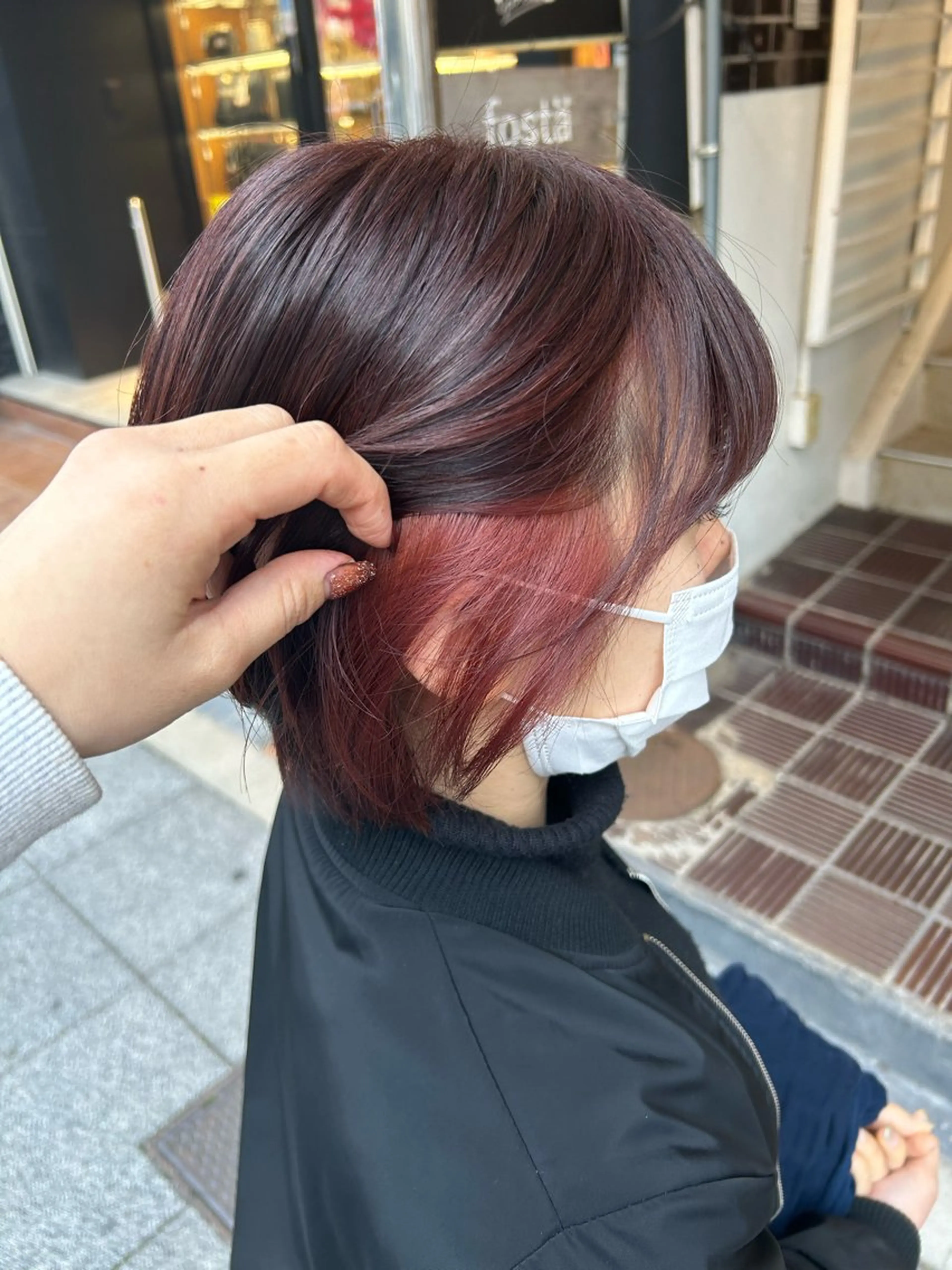 ショート カラー ヘアカラー 福村 彩夏のヘアスタイル