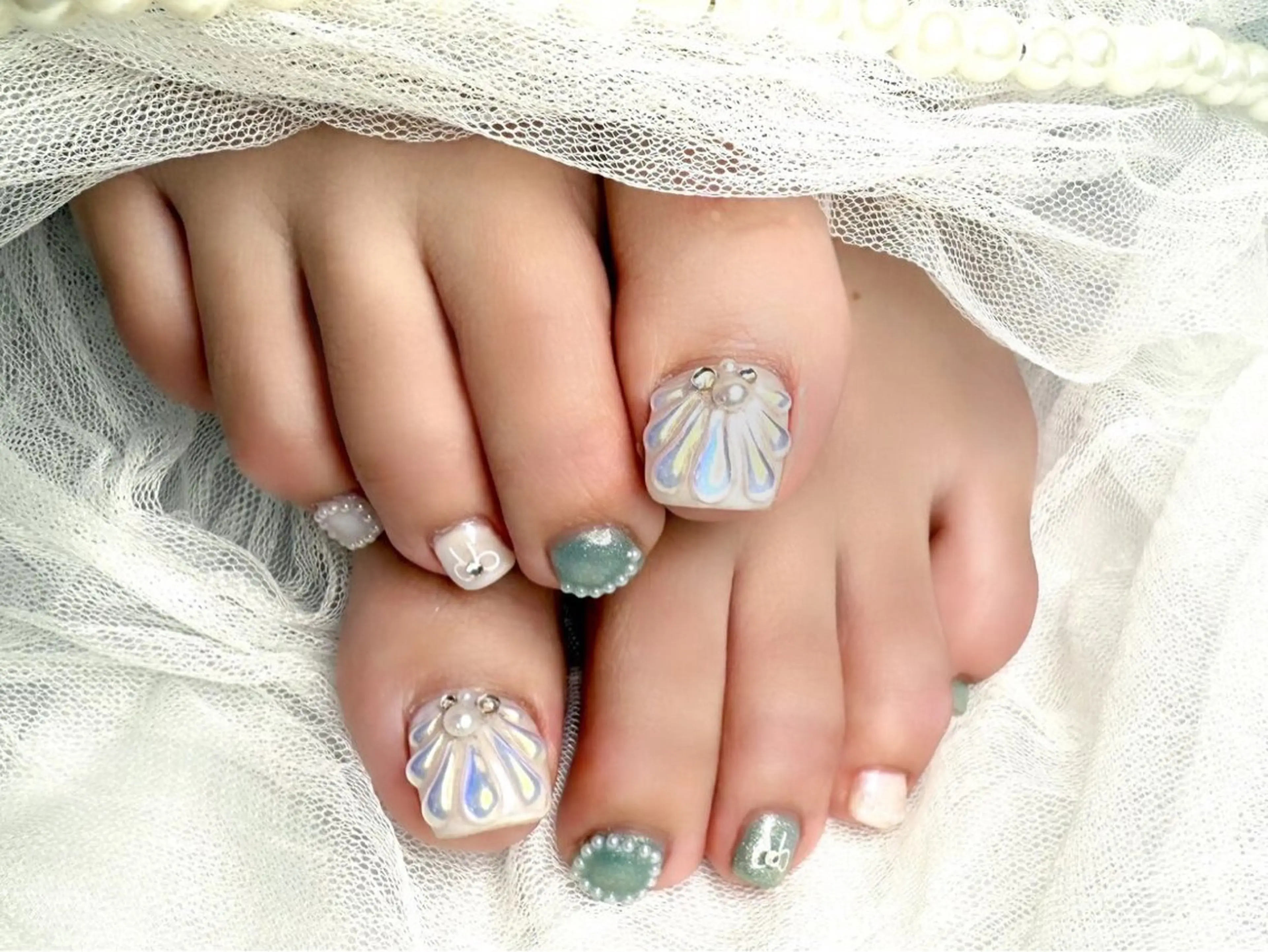 ネイル フットネイル 持ち込み peTiT NAILISTのネイルデザイン