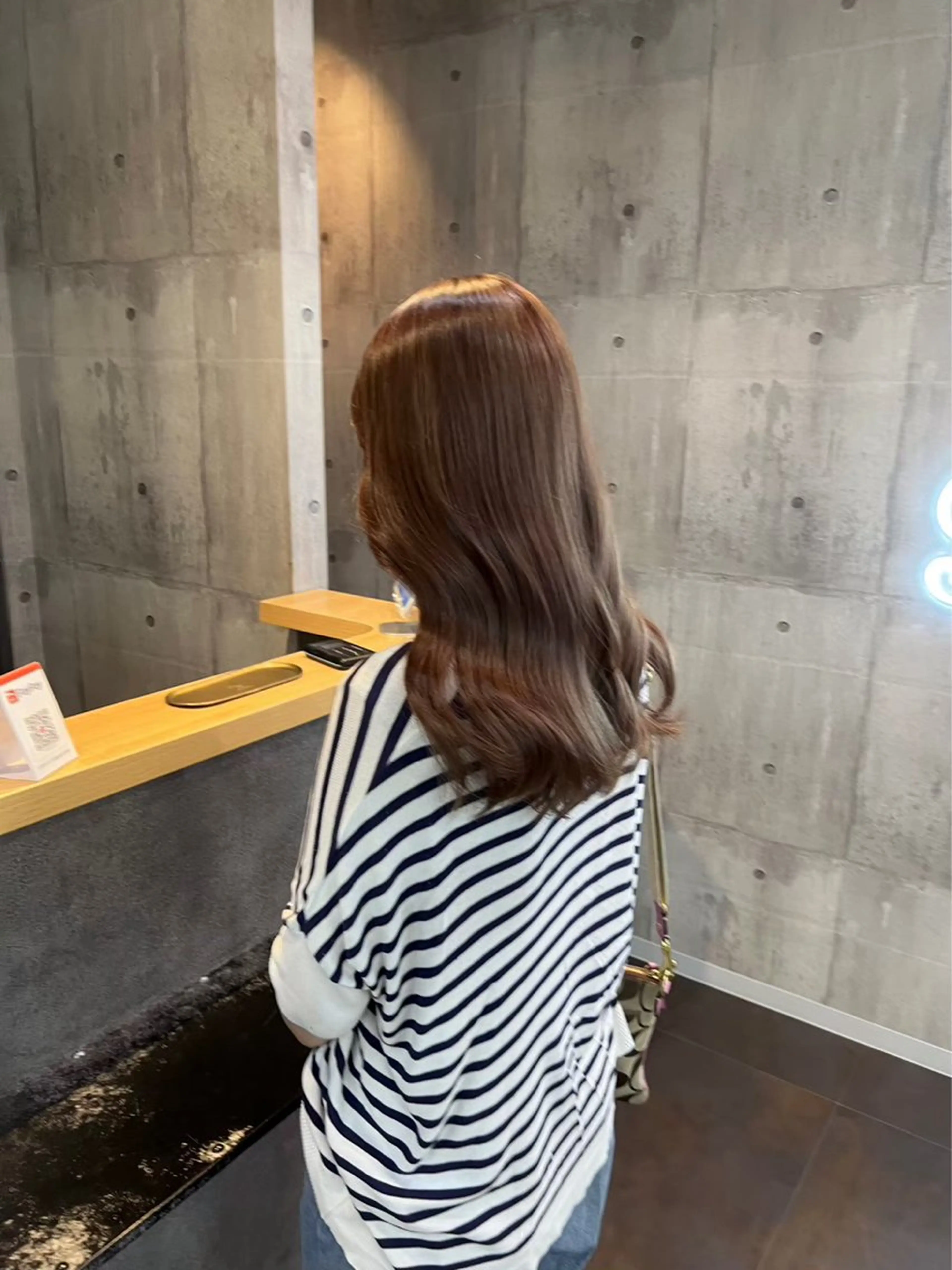ロング カラー ヘアアレンジ 渋谷のブリーチカラー シェフ🧑‍🍳蓮のヘアスタイル