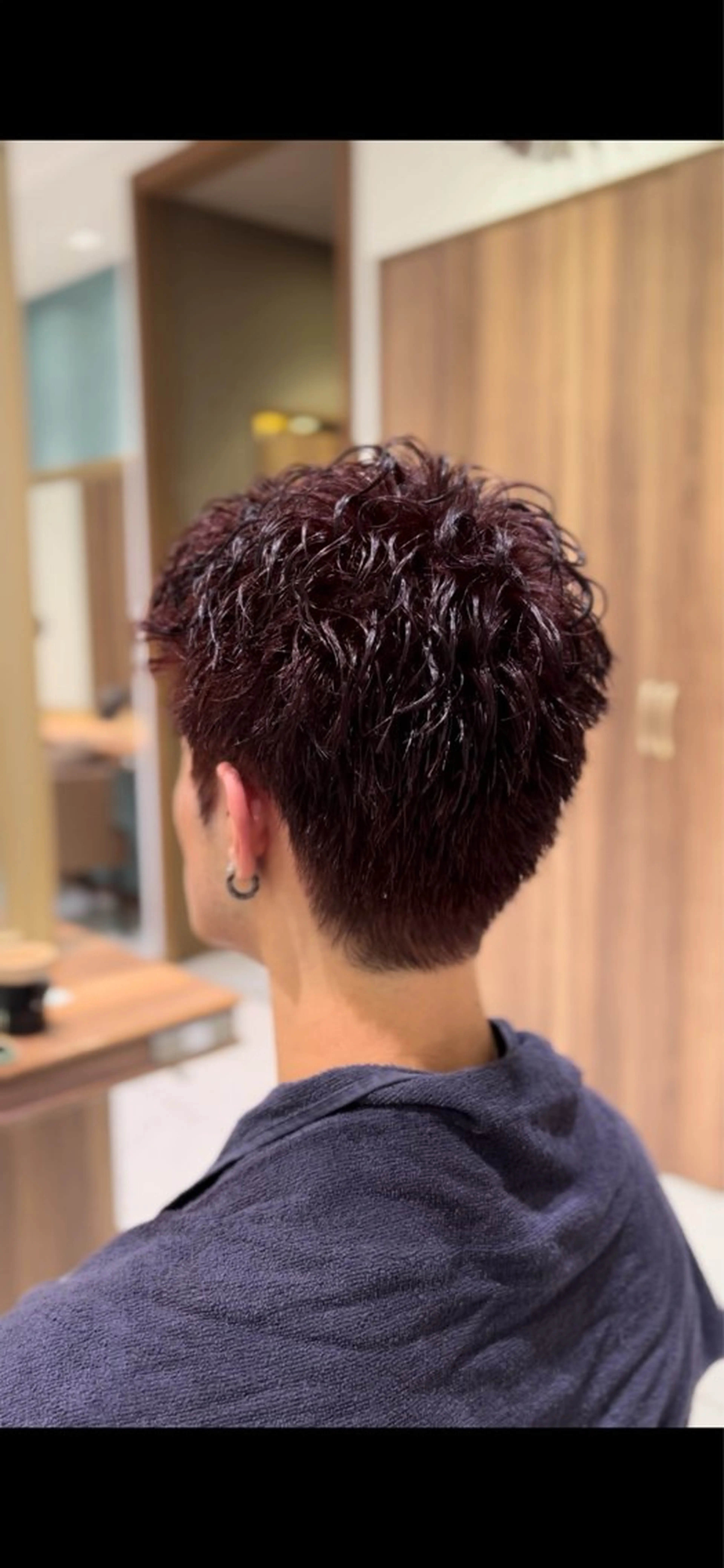 カラー パーマ ブリーチ ブリーチなしカラー レッドカラー ash平井店/永木 空✂️のヘアスタイル