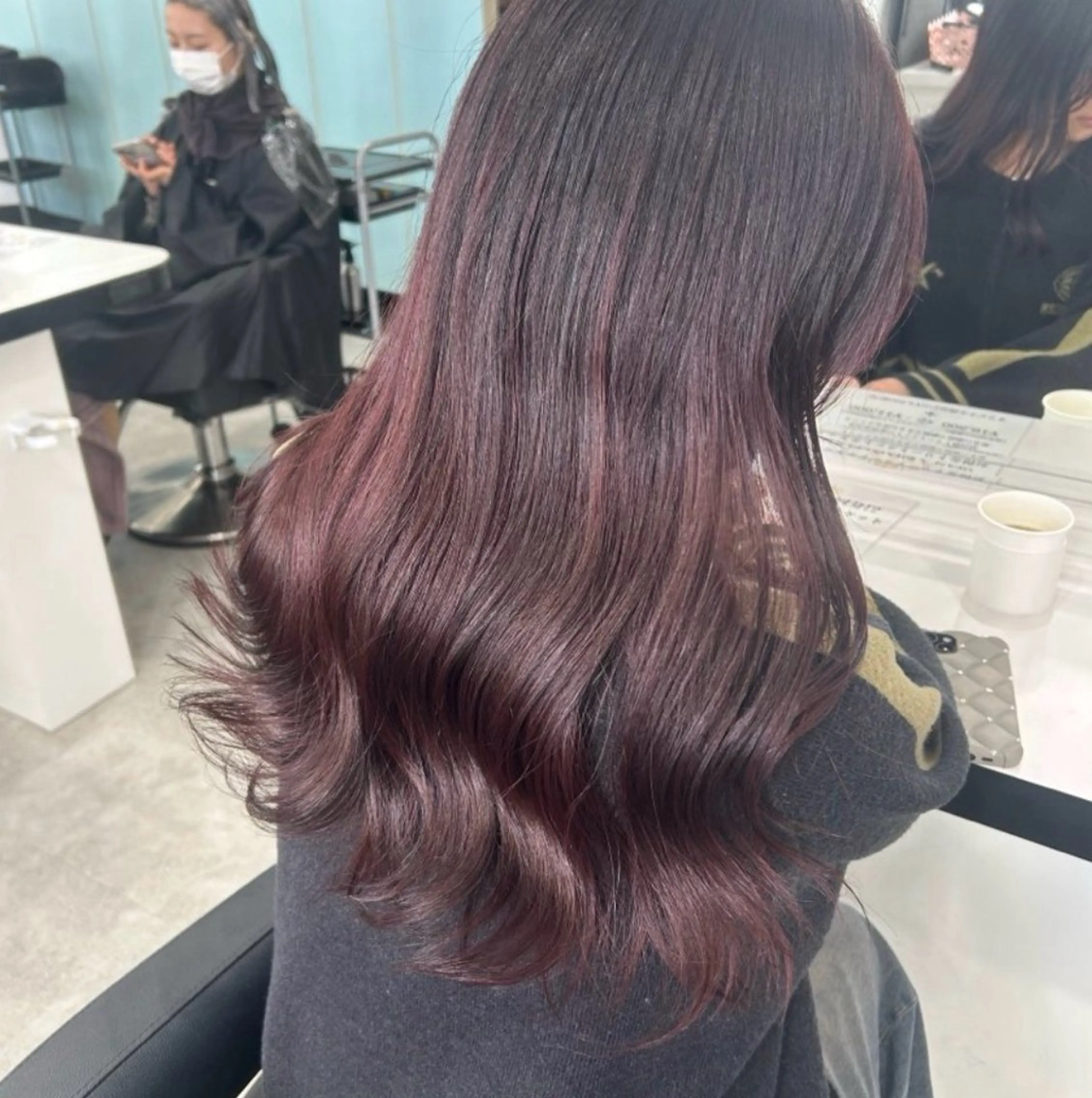 セミロング カラー ⋆✮⋆.透明感カラー sana🧚‍♂️のヘアスタイル