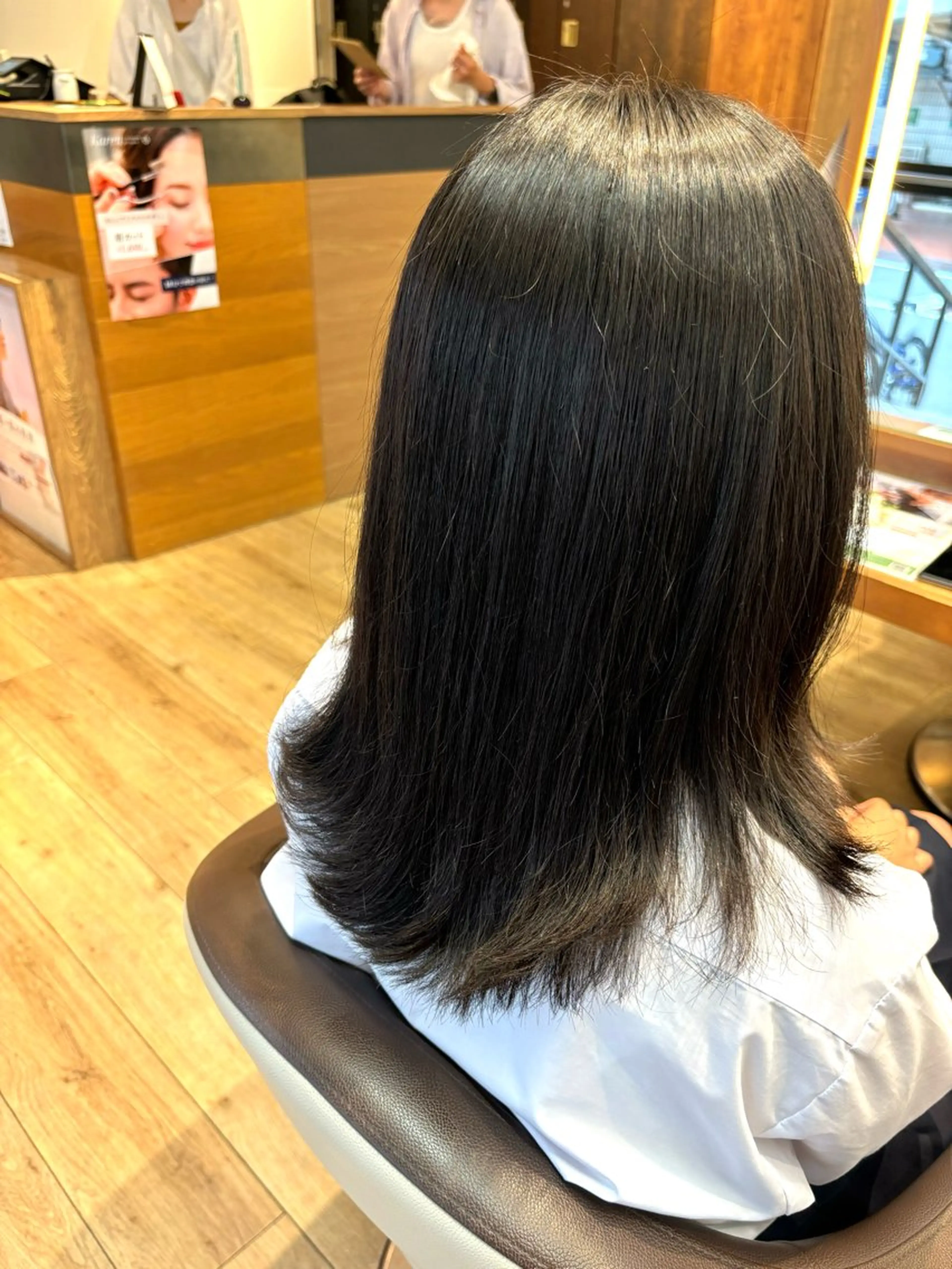 セミロング ゆうこ🍀髪質改善/ ストレート/艶カラーのヘアスタイル